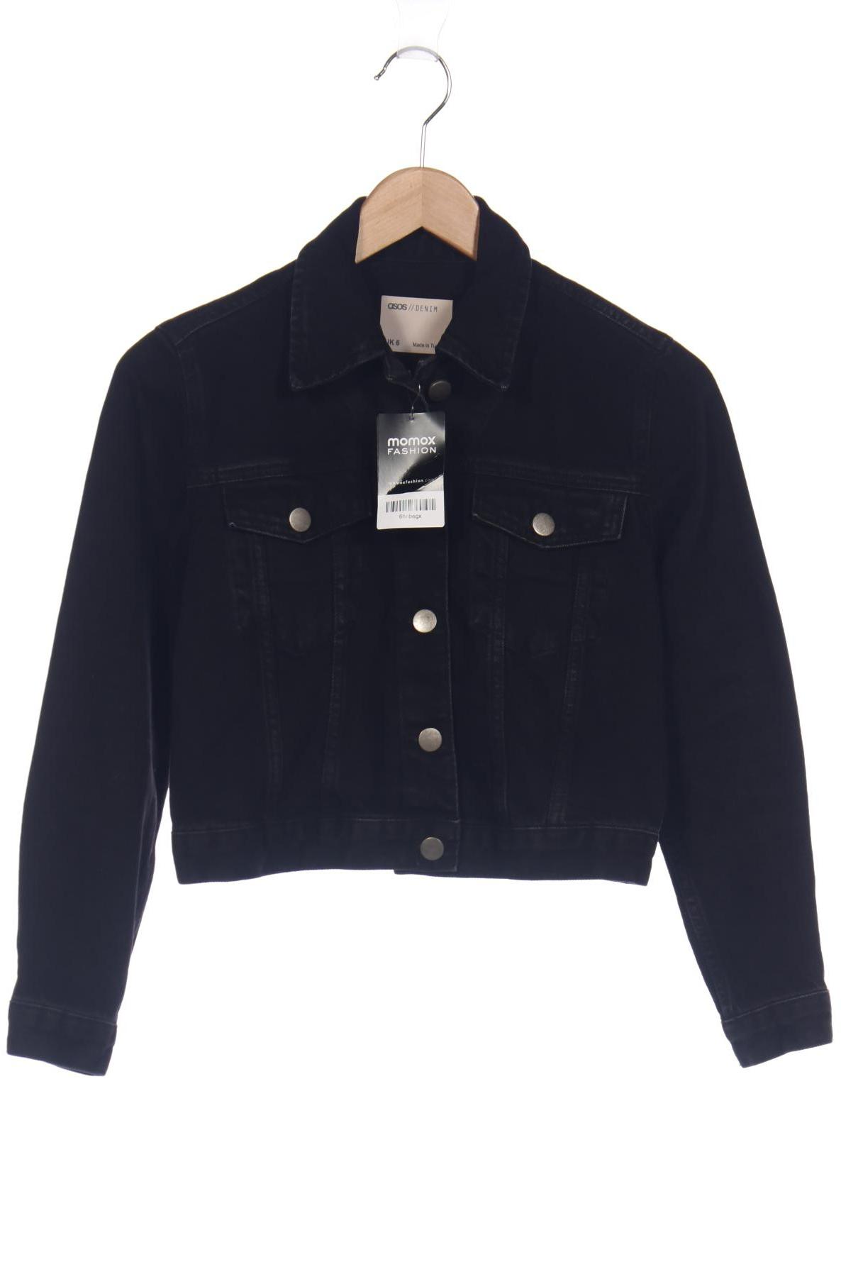 

asos Damen Jacke, schwarz, Gr. 34