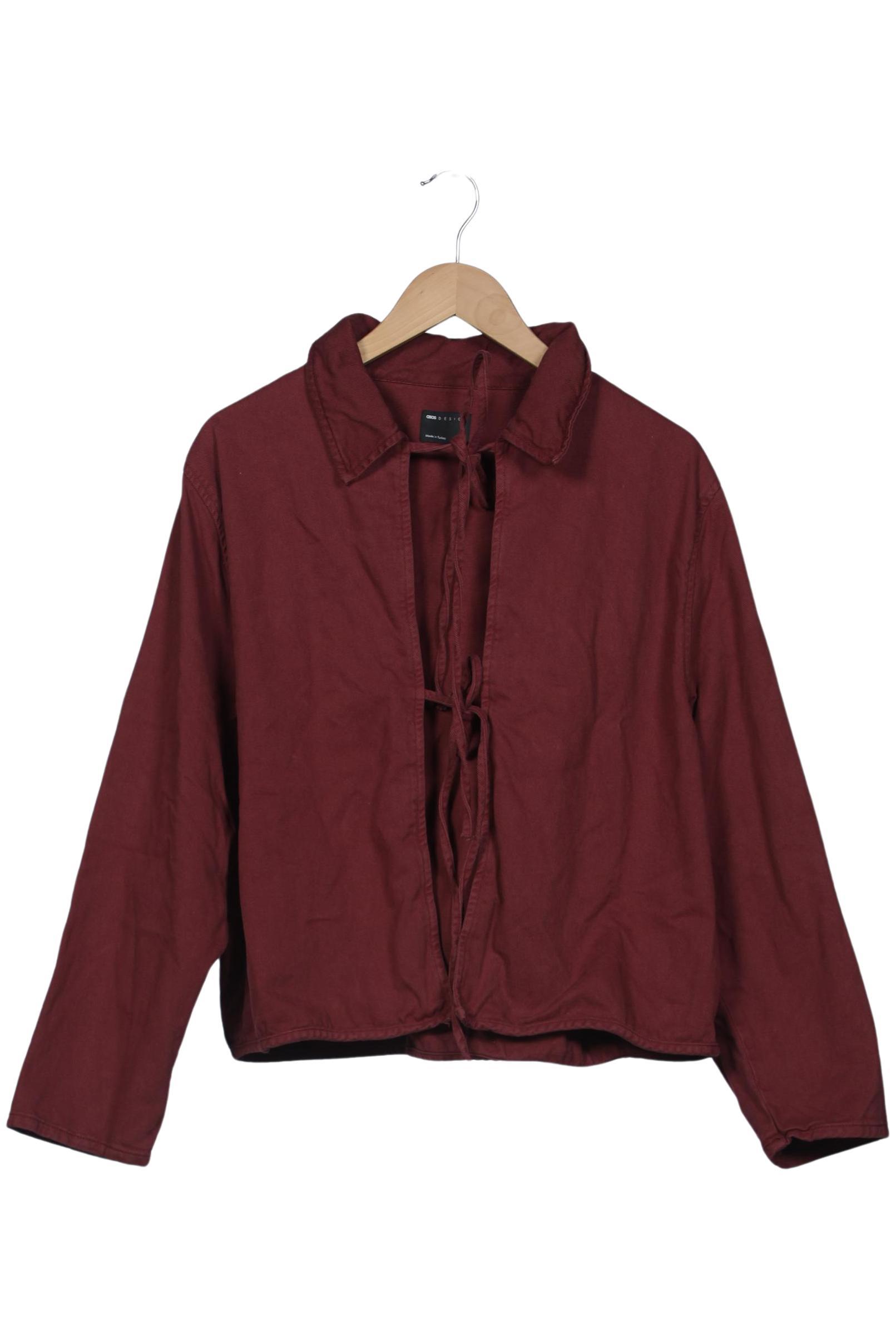 

asos Damen Jacke, bordeaux, Gr. 46