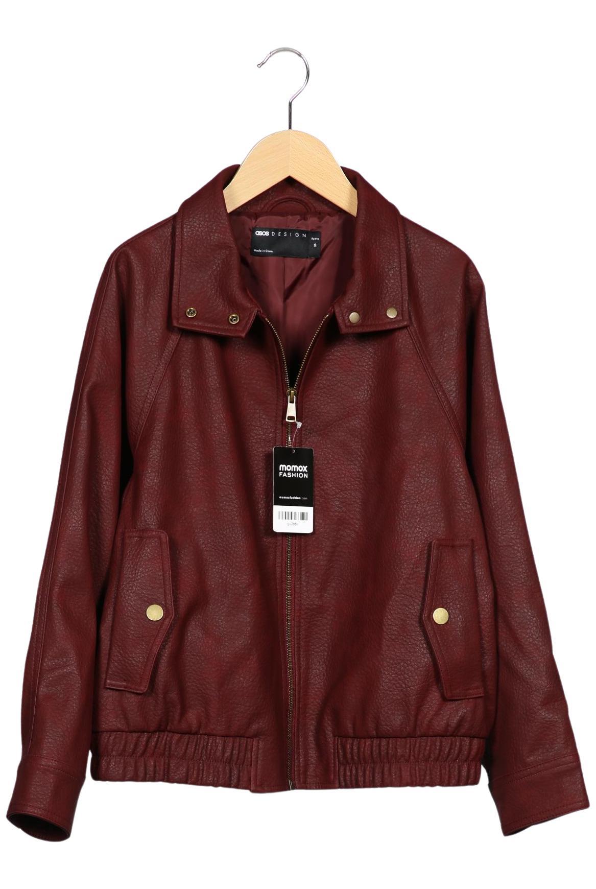 

asos Damen Jacke, bordeaux, Gr. 34