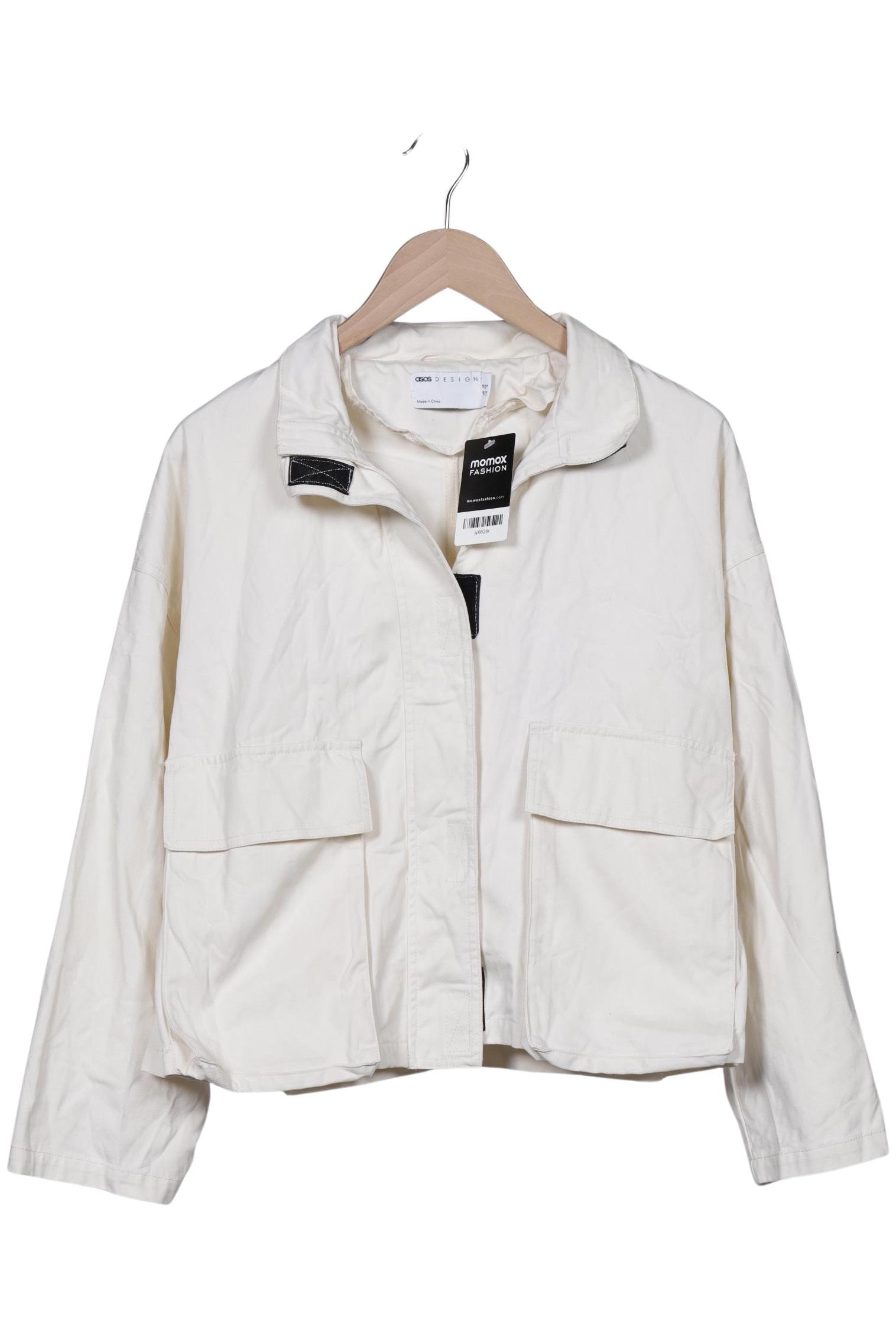 

asos Damen Jacke, cremeweiß, Gr. 38