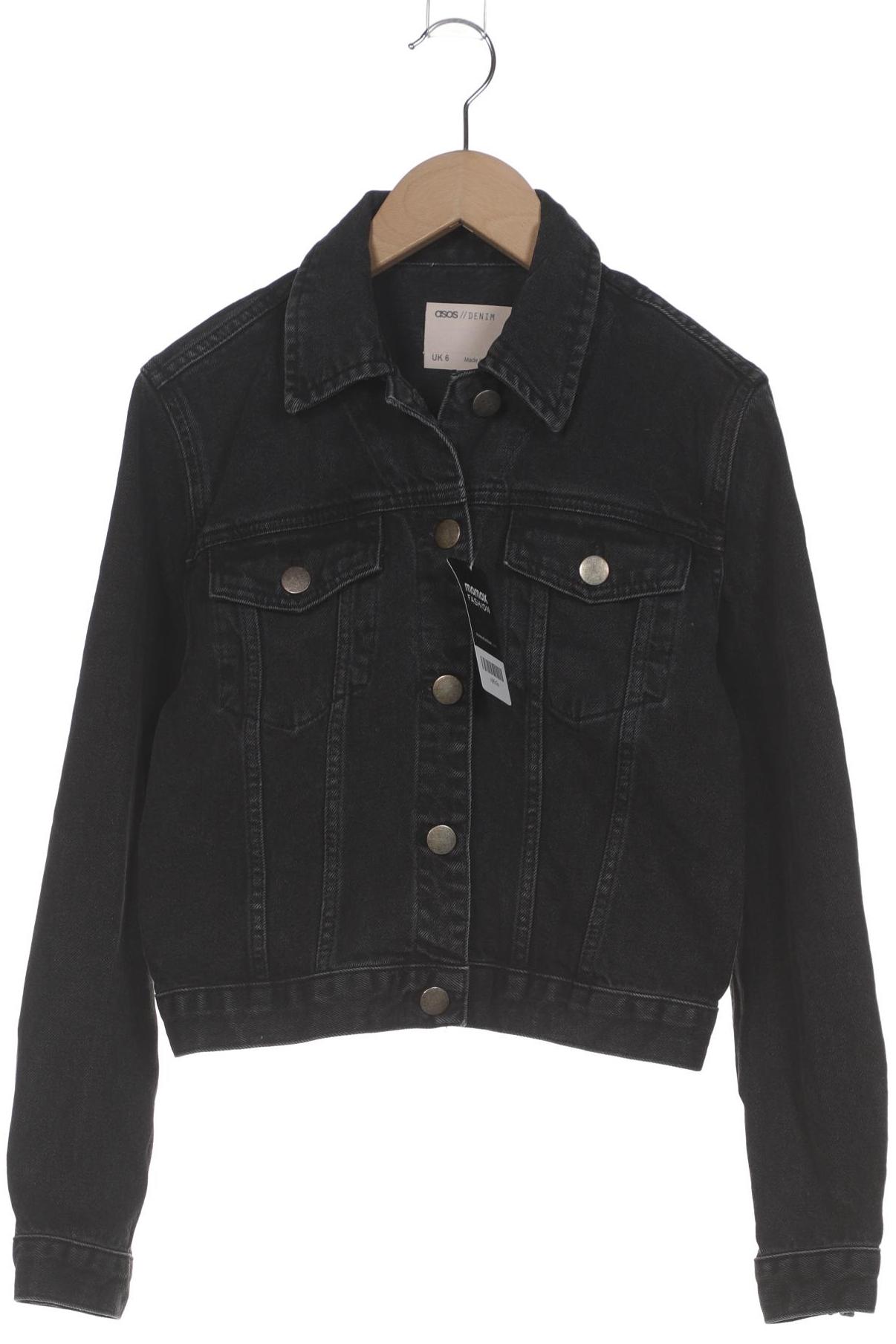 

asos Damen Jacke, schwarz, Gr. 6