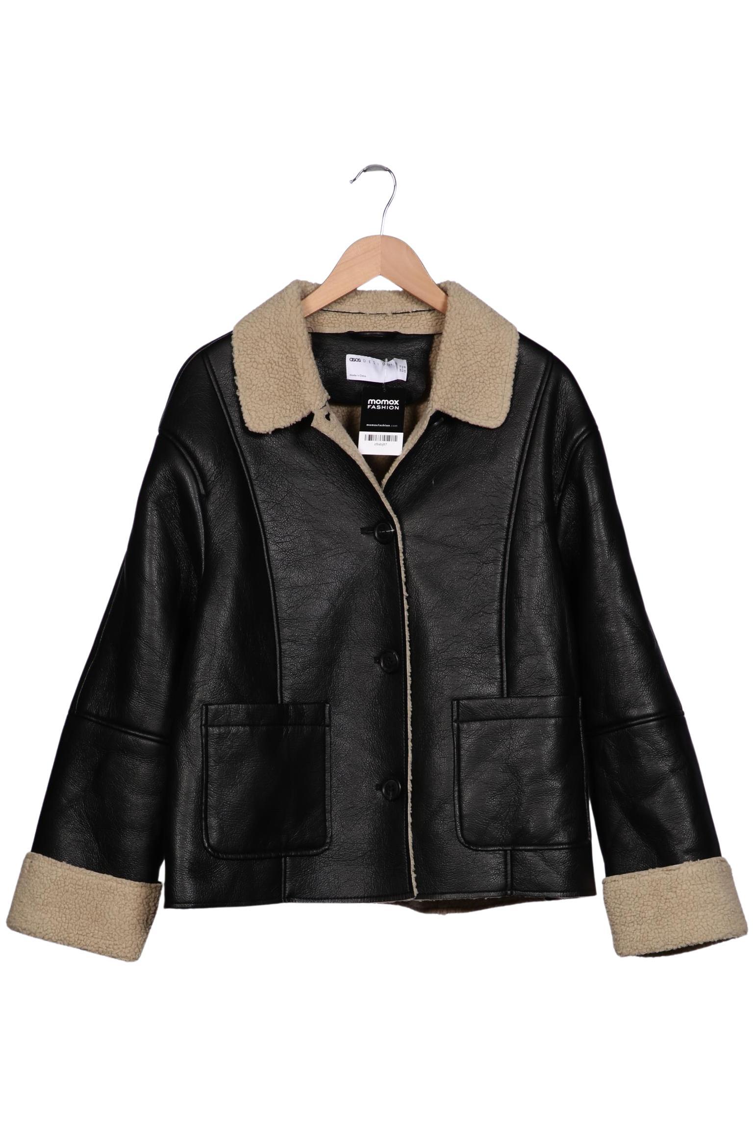 

asos Damen Jacke, schwarz, Gr. 42