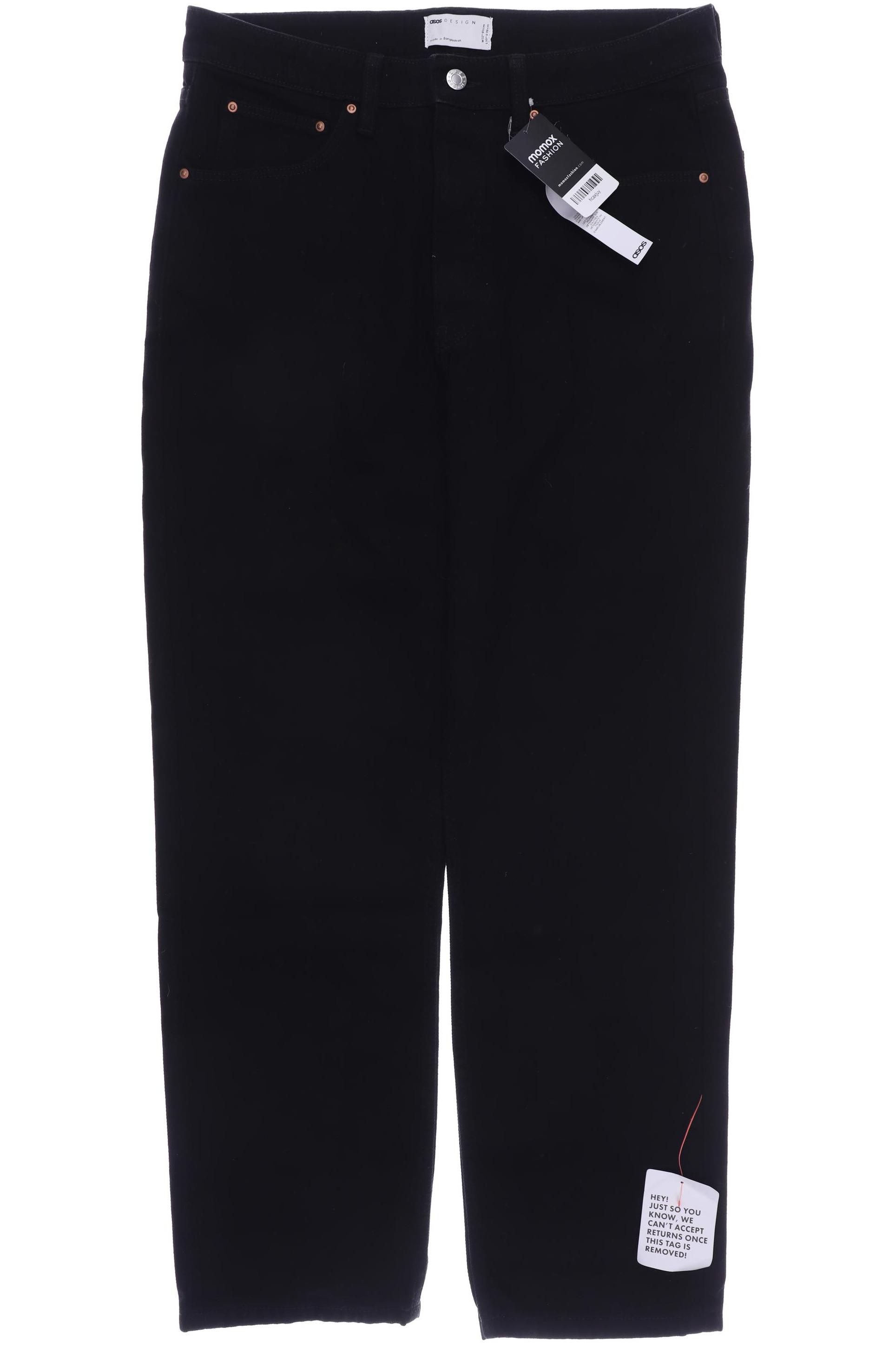 

asos Damen Jeans, schwarz, Gr. 32