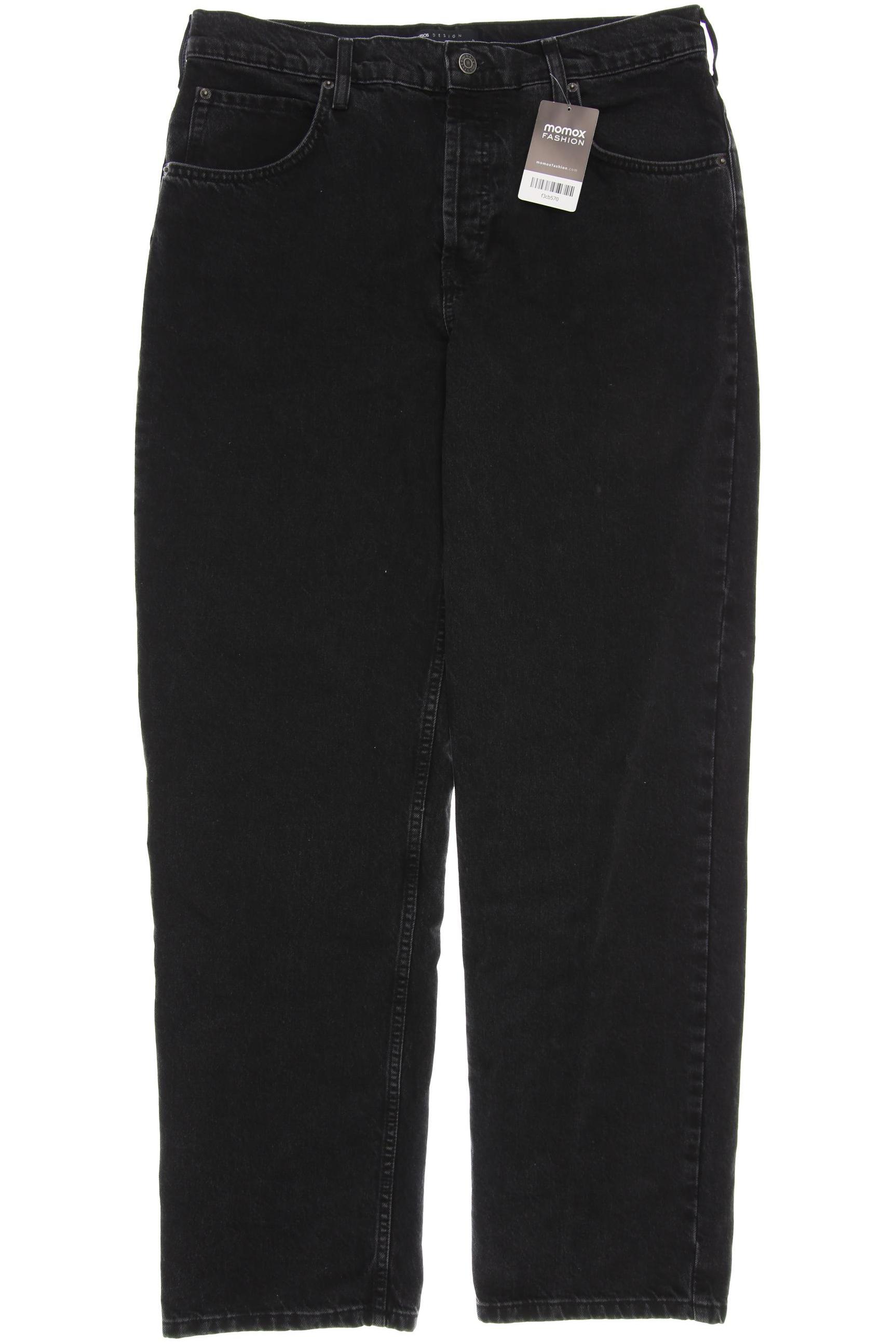 

asos Damen Jeans, schwarz, Gr. 30