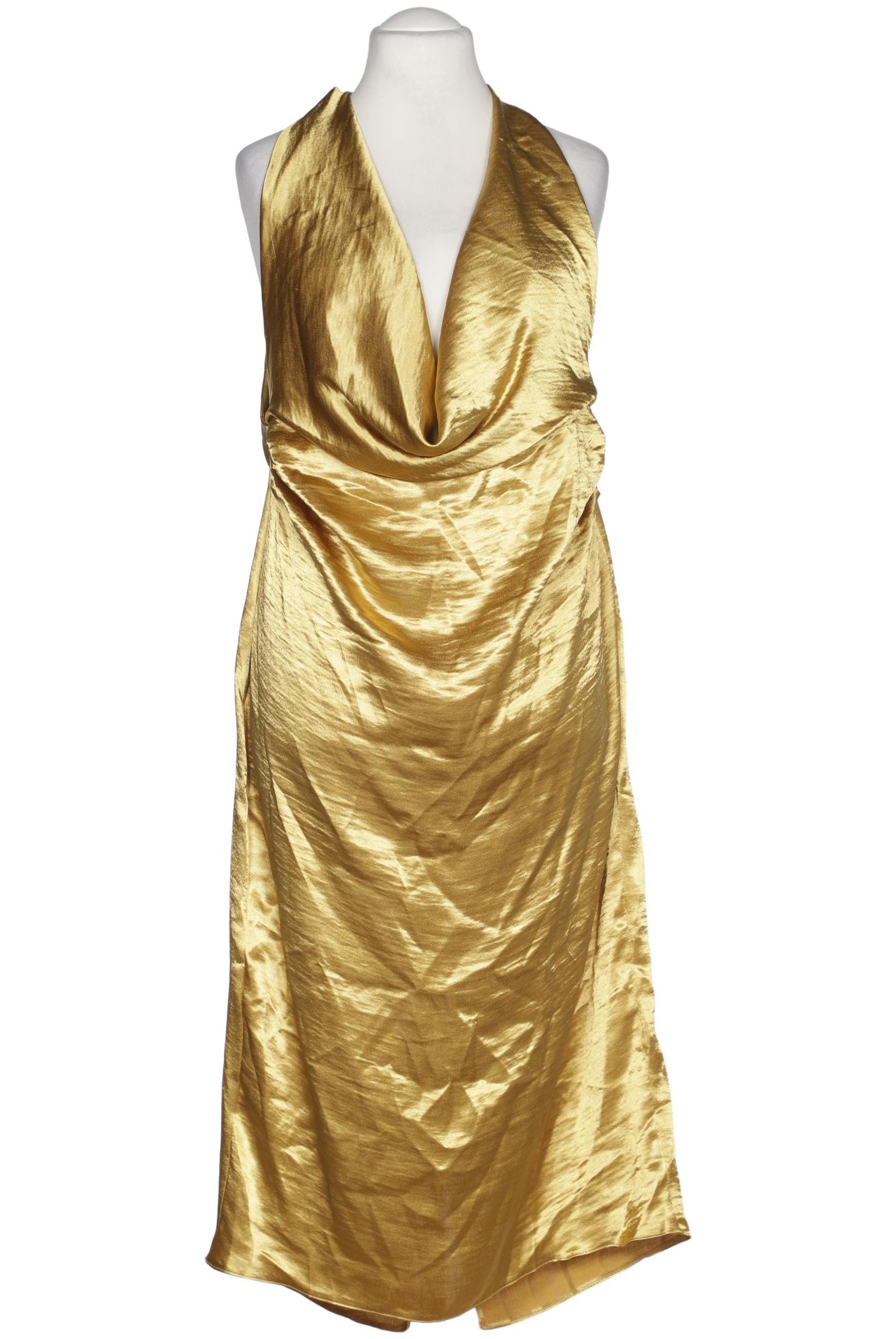 

asos Damen Kleid, gold, Gr. 46