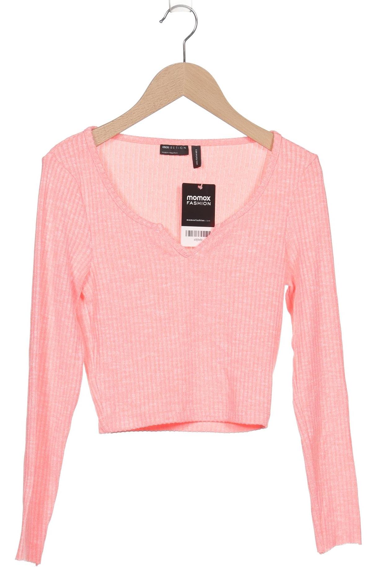 

asos Damen Langarmshirt, pink, Gr. 34