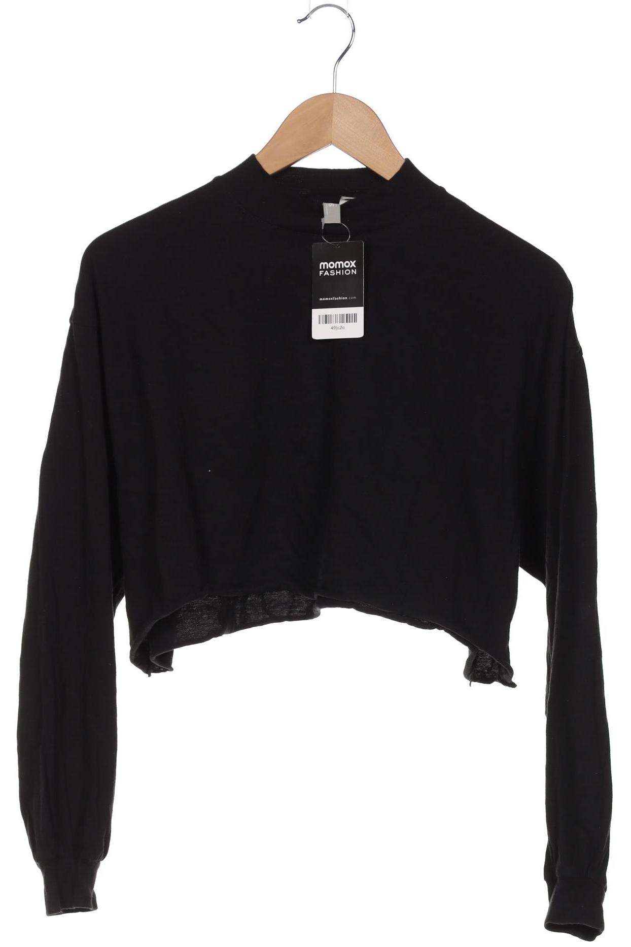 

asos Damen Langarmshirt, schwarz, Gr. 38