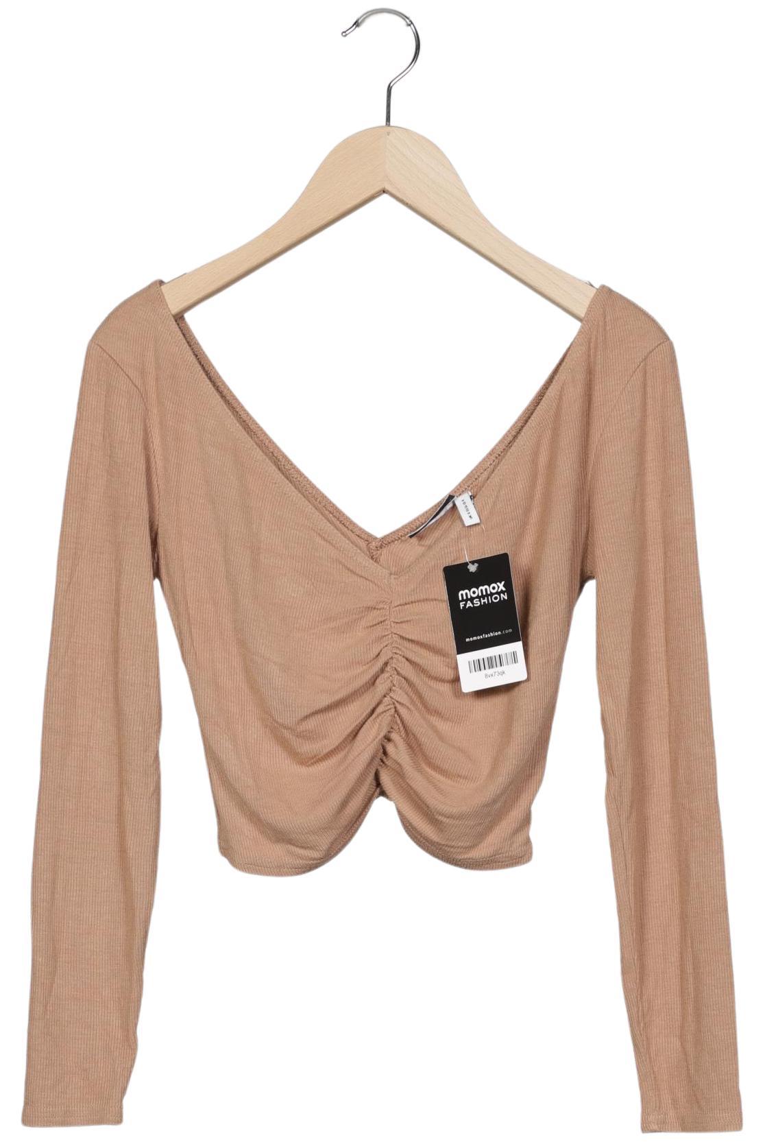 

asos Damen Langarmshirt, beige, Gr. 36
