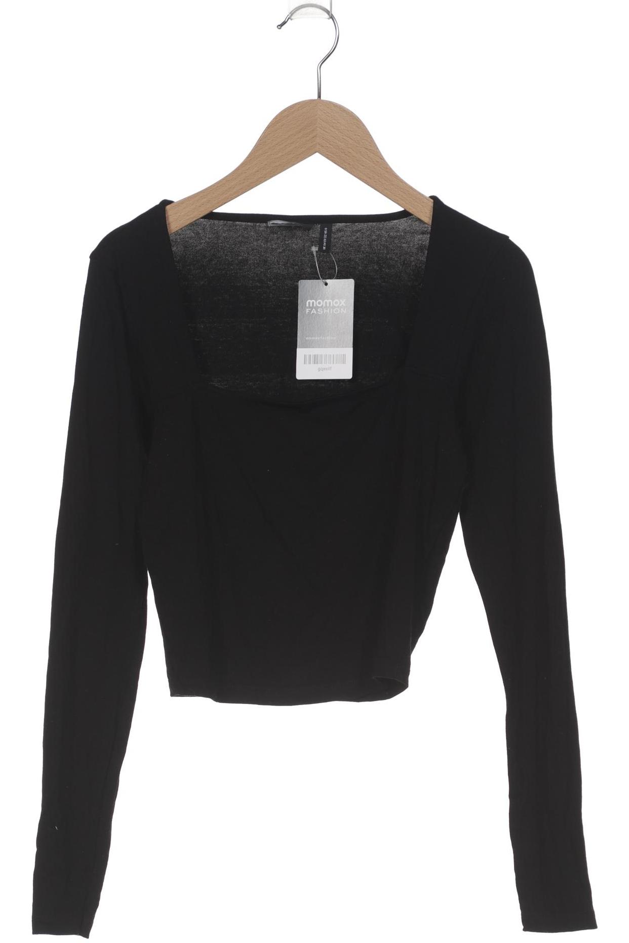 

asos Damen Langarmshirt, schwarz, Gr. 32