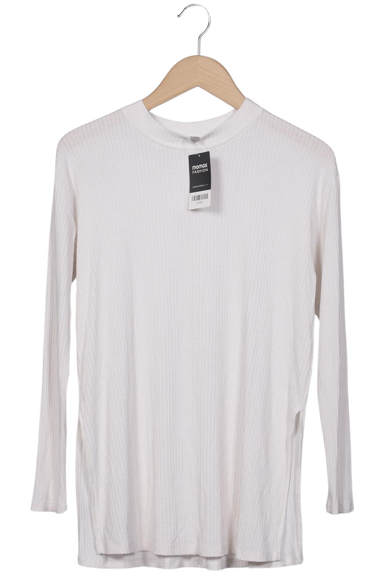 

asos Damen Langarmshirt, weiß, Gr. 36