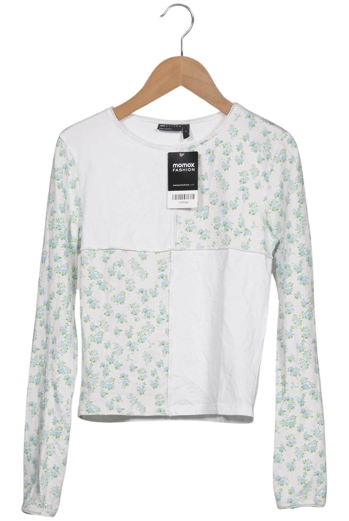 

asos Damen Langarmshirt, weiß, Gr. 36