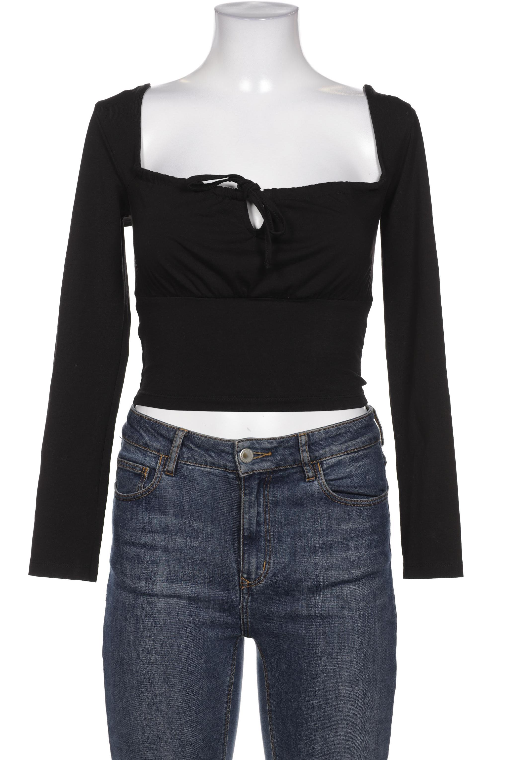

asos Damen Langarmshirt, schwarz, Gr. 36