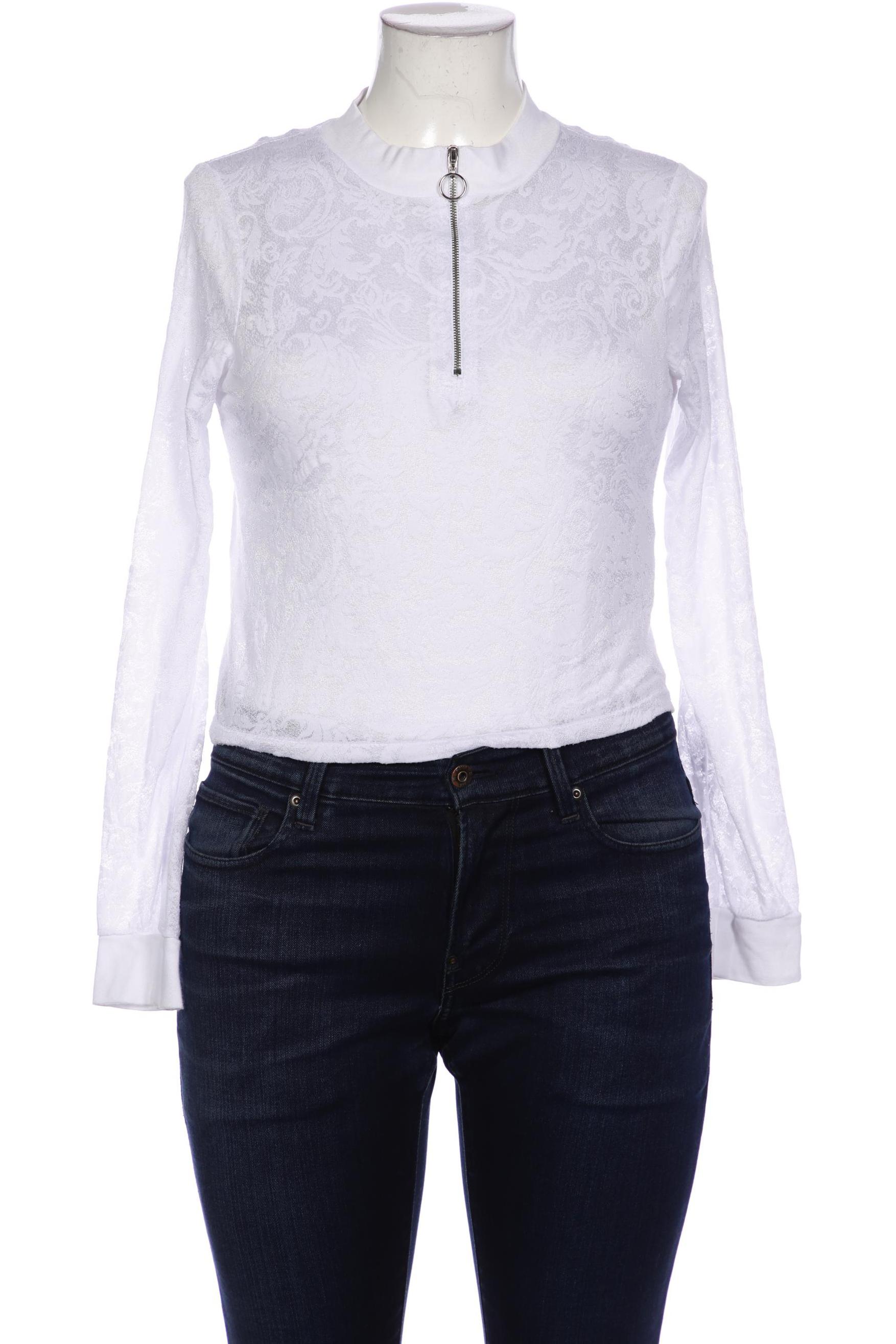 

asos Damen Langarmshirt, weiß, Gr. 42