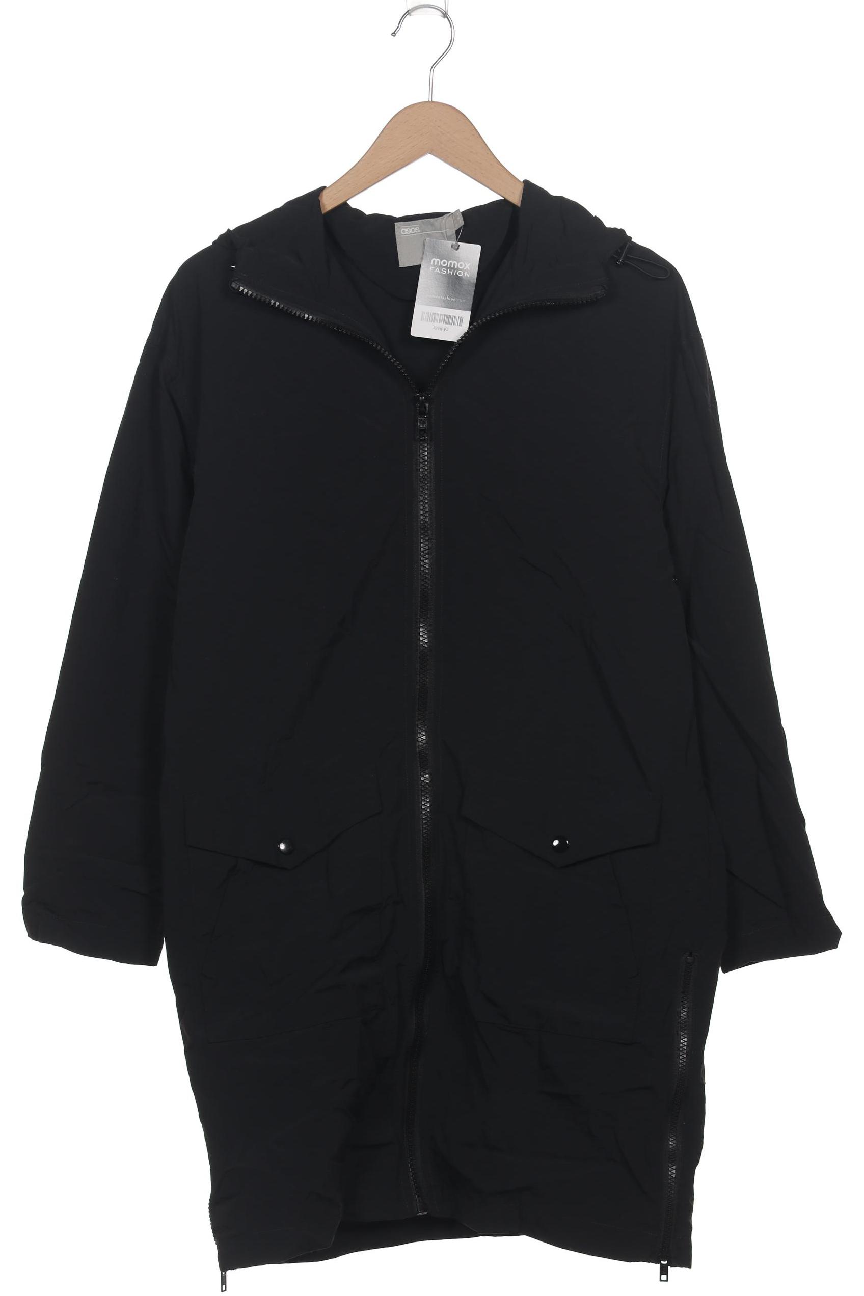 

asos Damen Mantel, schwarz, Gr. 36