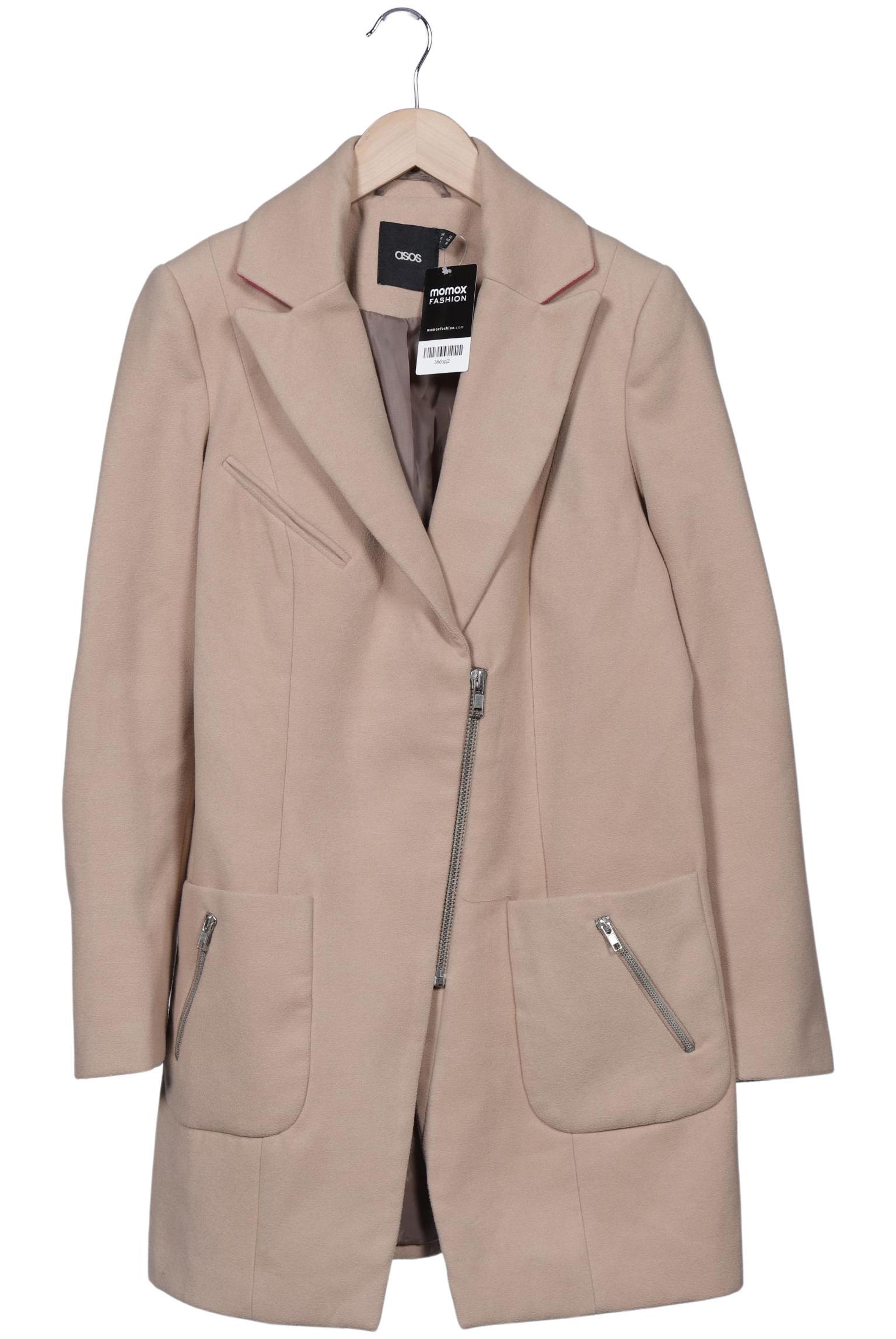 

asos Damen Mantel, beige, Gr. 40