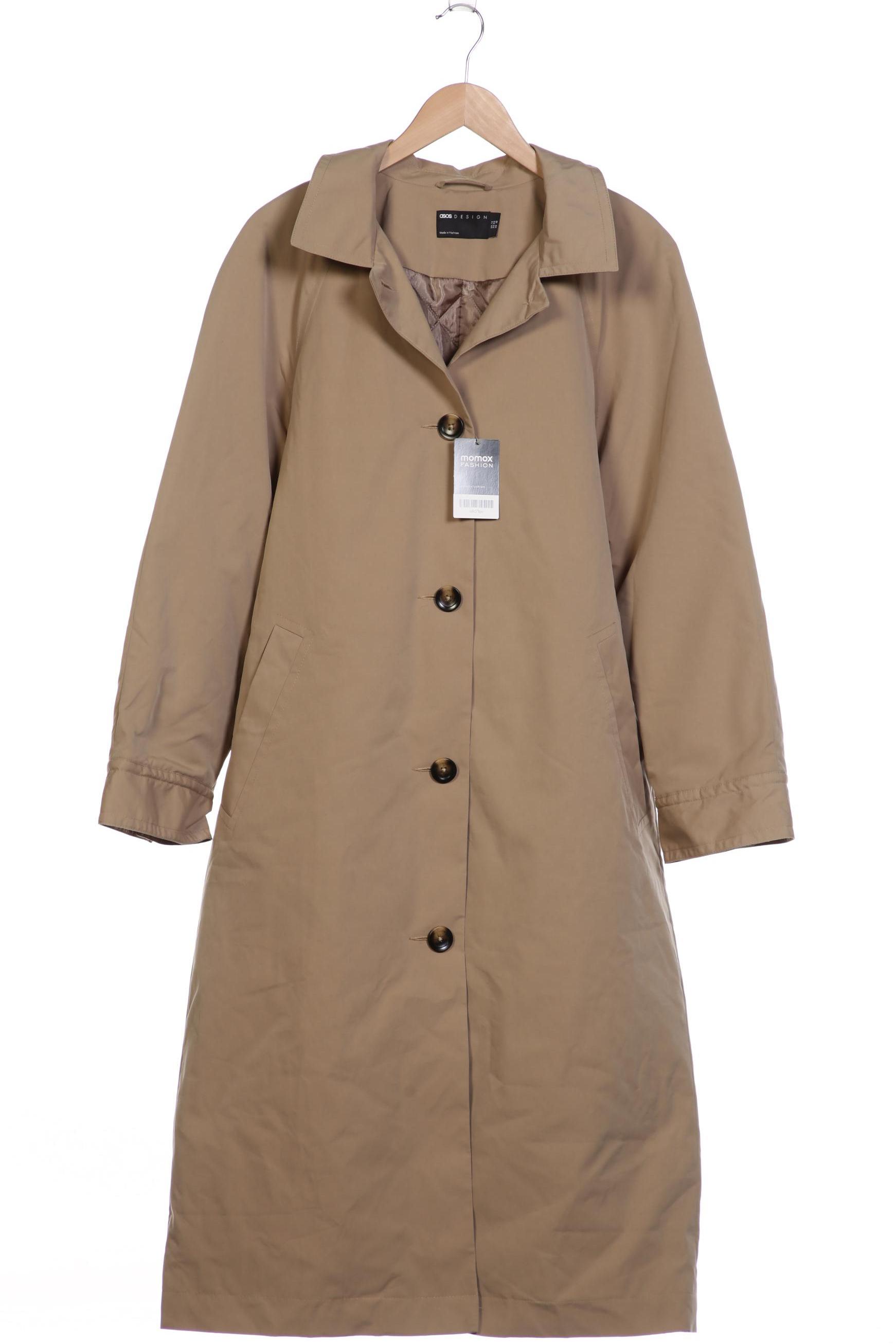 

asos Damen Mantel, beige, Gr. 42