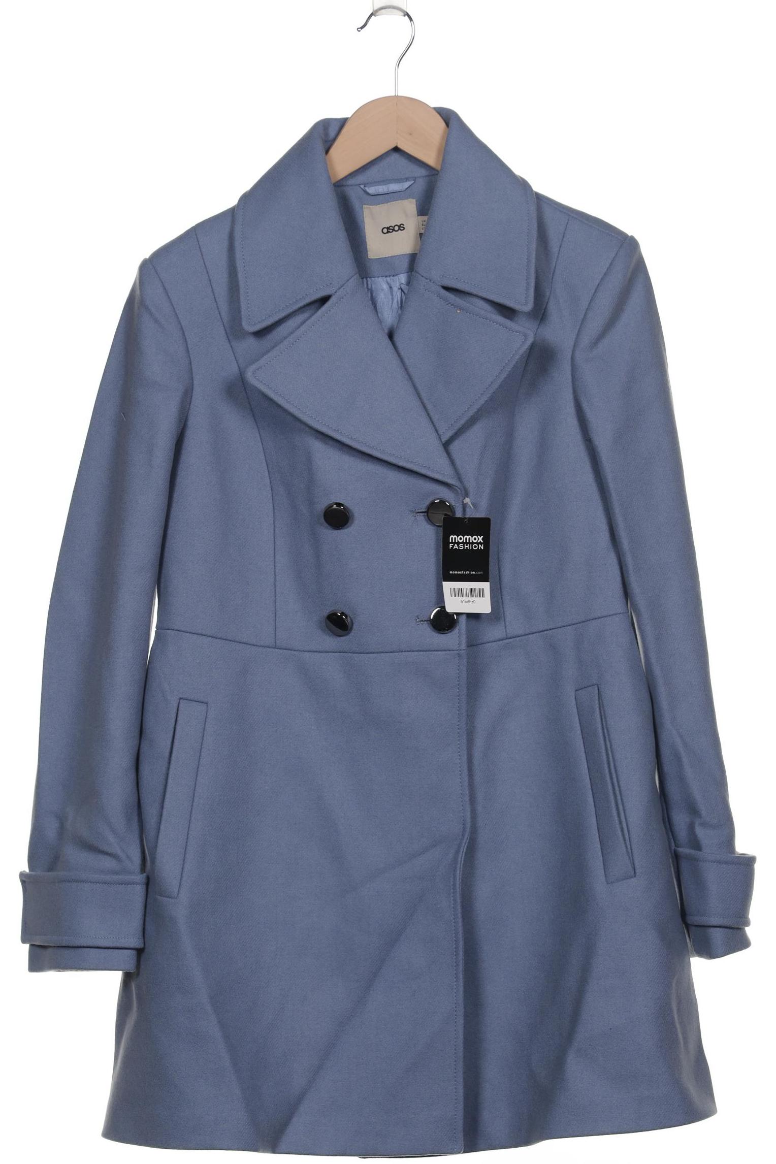 

asos Damen Mantel, hellblau, Gr. 44