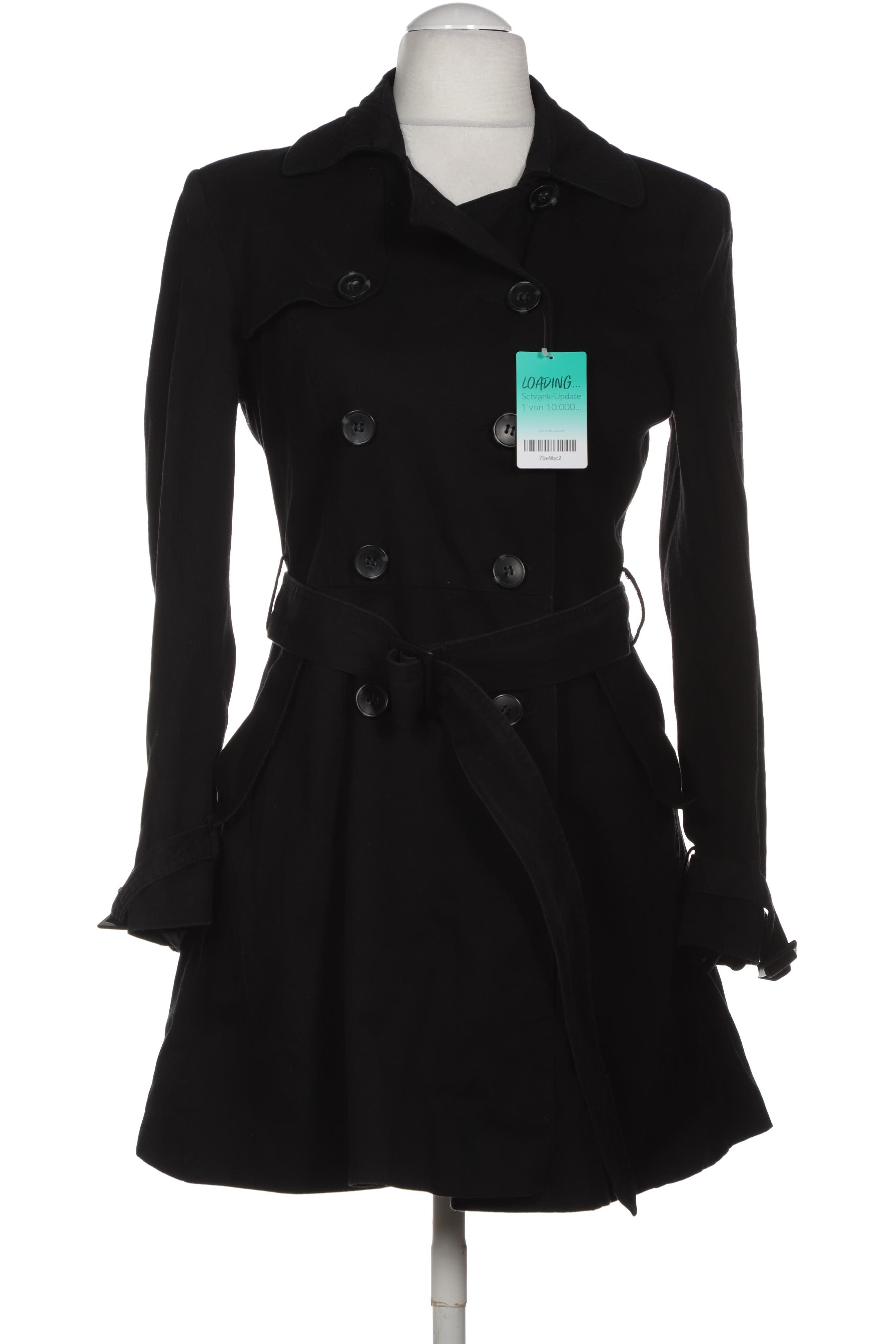 

asos Damen Mantel, schwarz, Gr. 38