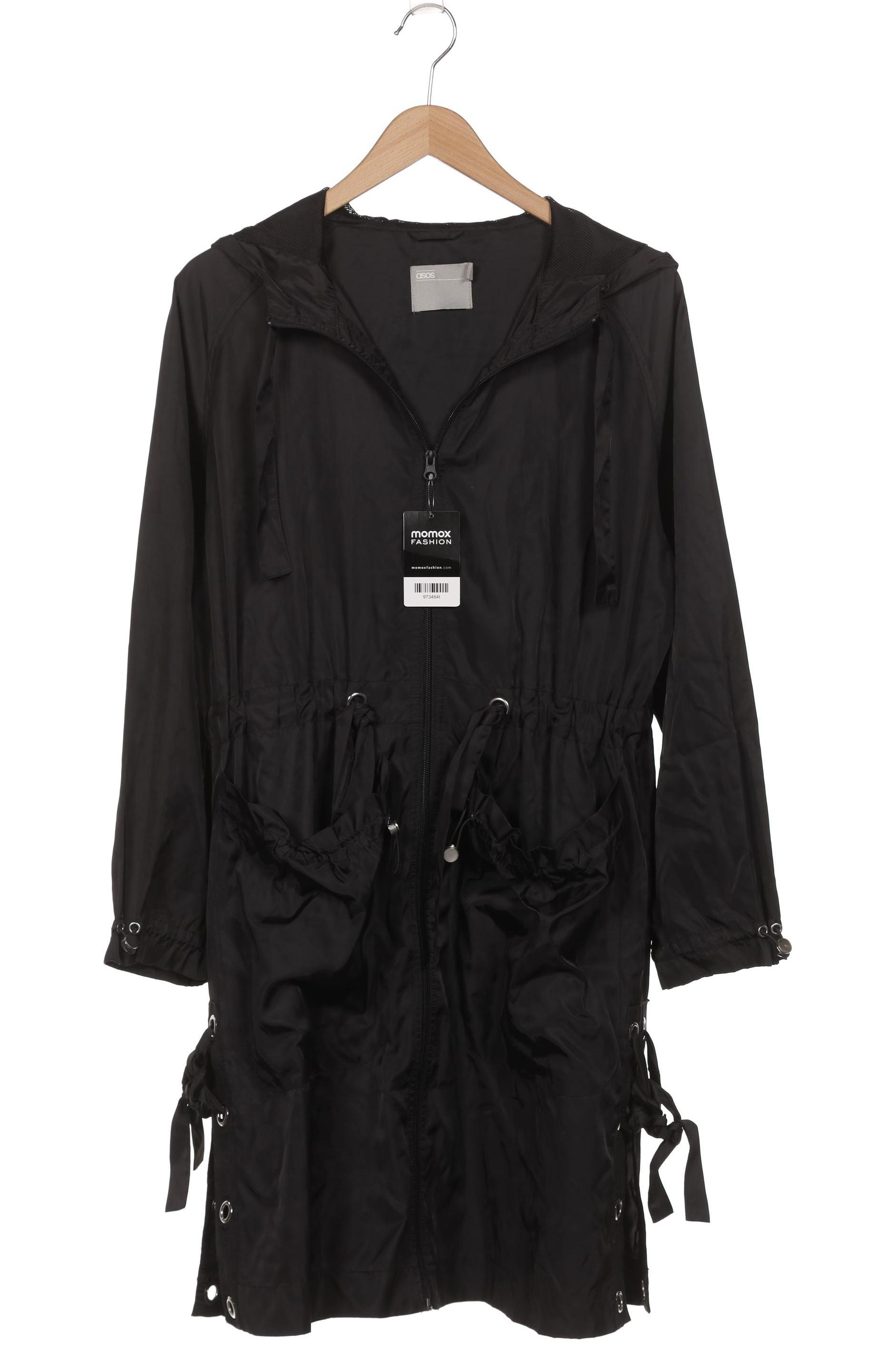 

asos Damen Mantel, schwarz, Gr. 34