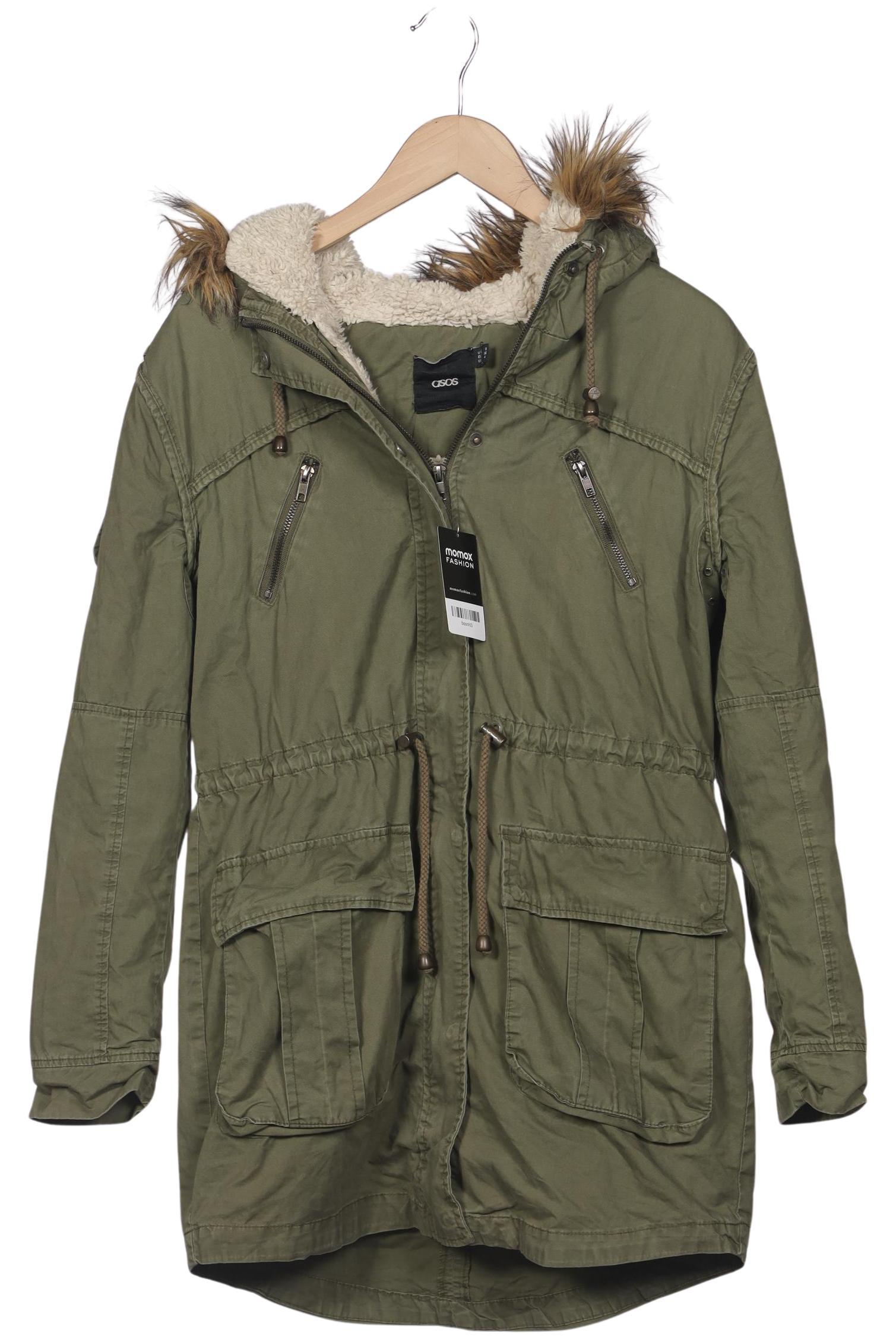 

asos Damen Mantel, grün, Gr. 36