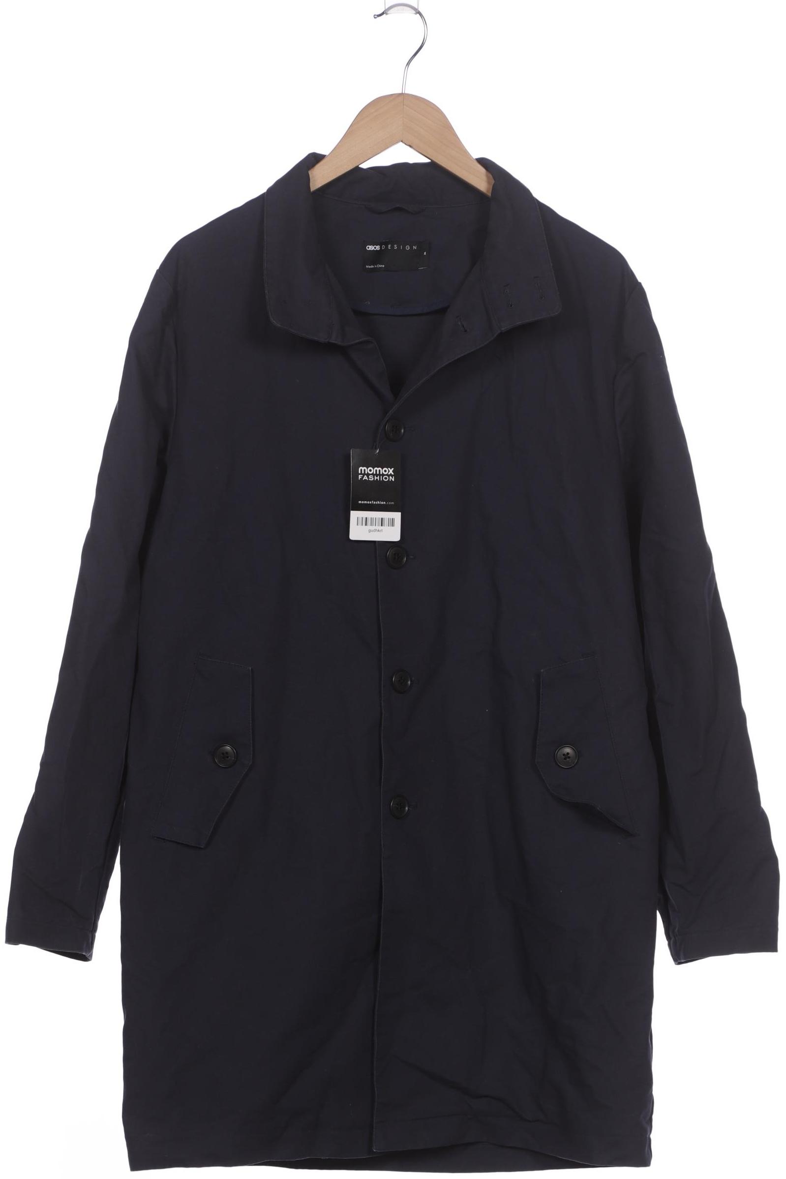 

asos Damen Mantel, marineblau, Gr. 38