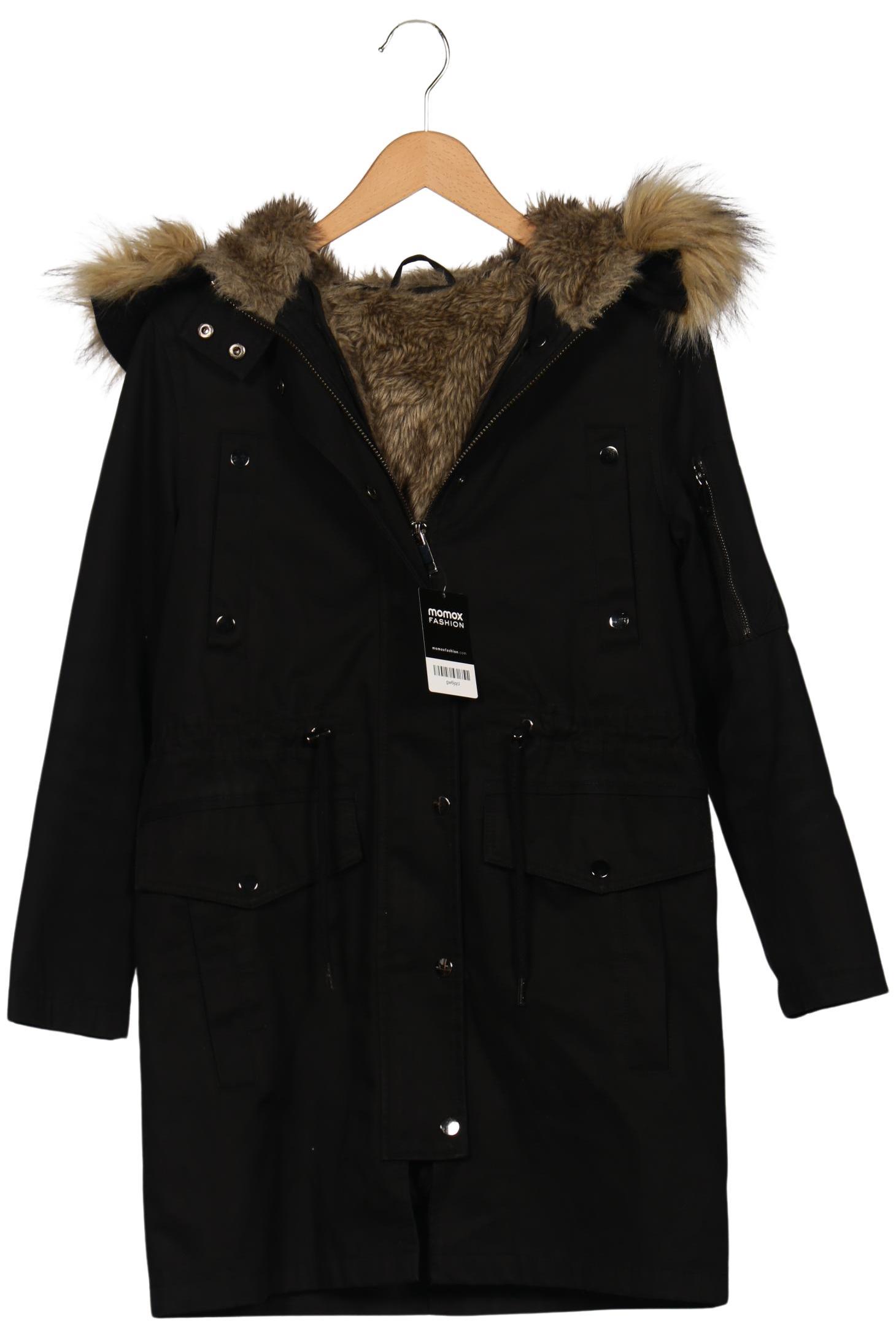 

asos Damen Mantel, schwarz, Gr. 30