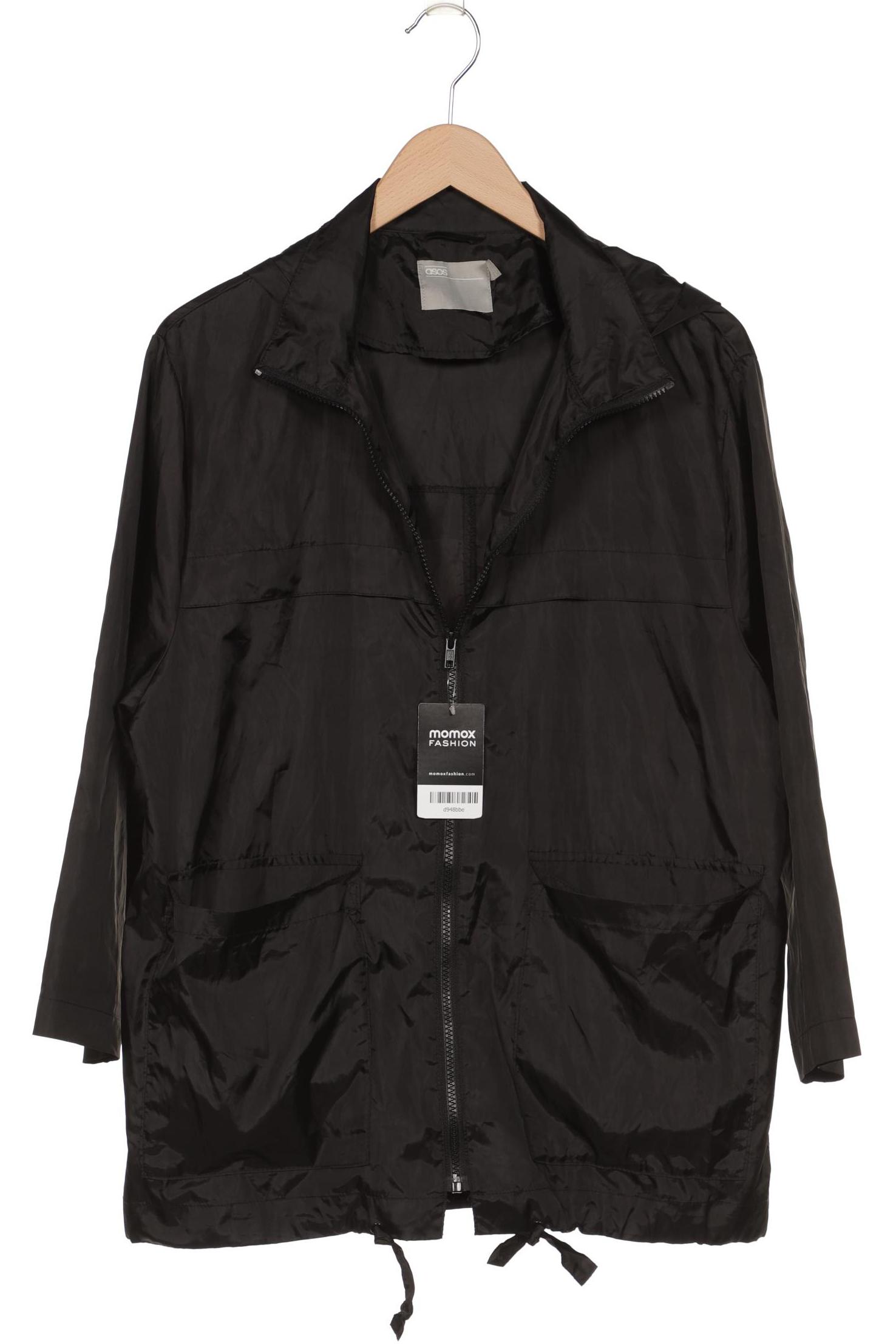 

asos Damen Mantel, schwarz, Gr. 36