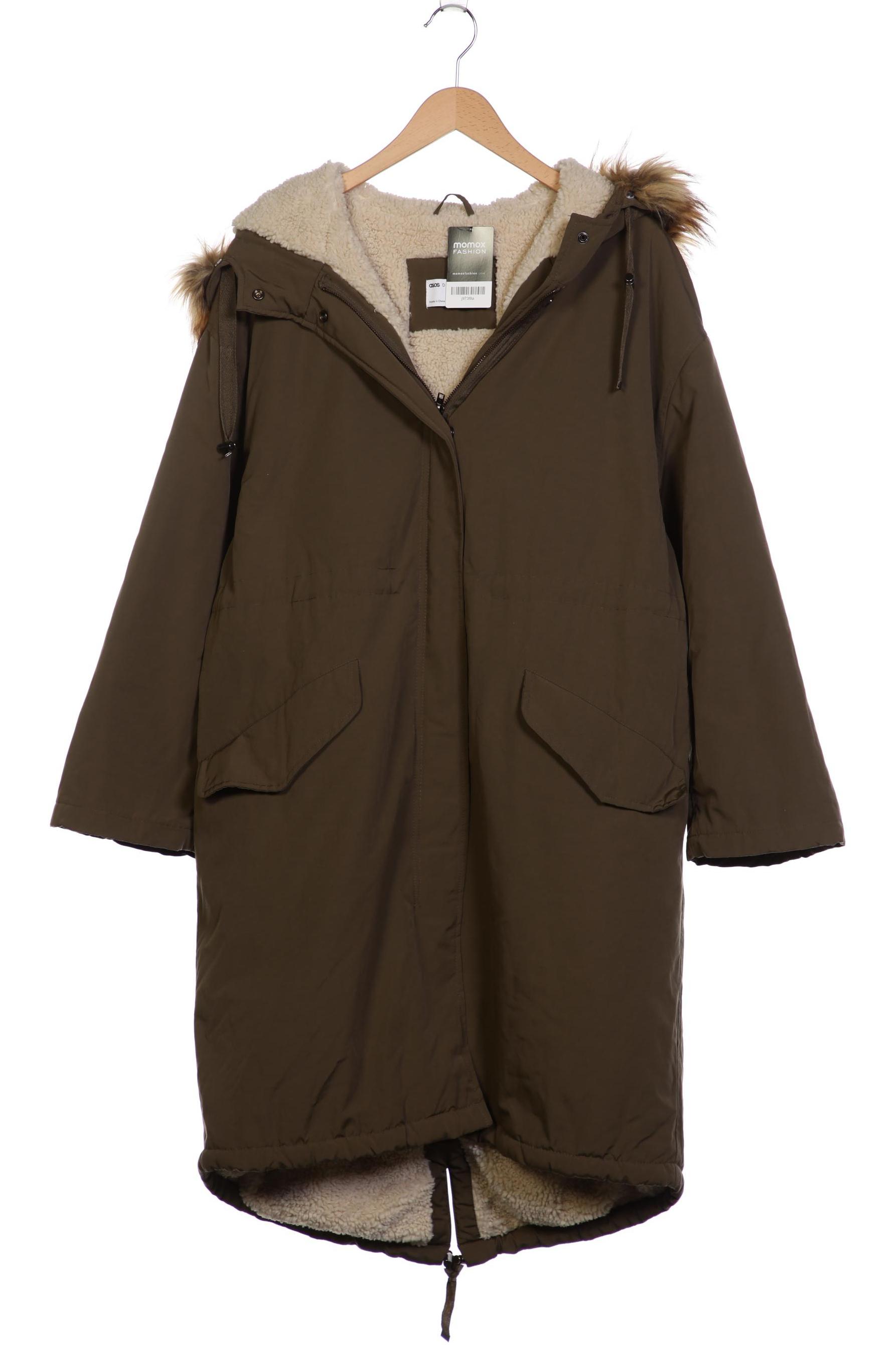 

asos Damen Mantel, grün, Gr. 44