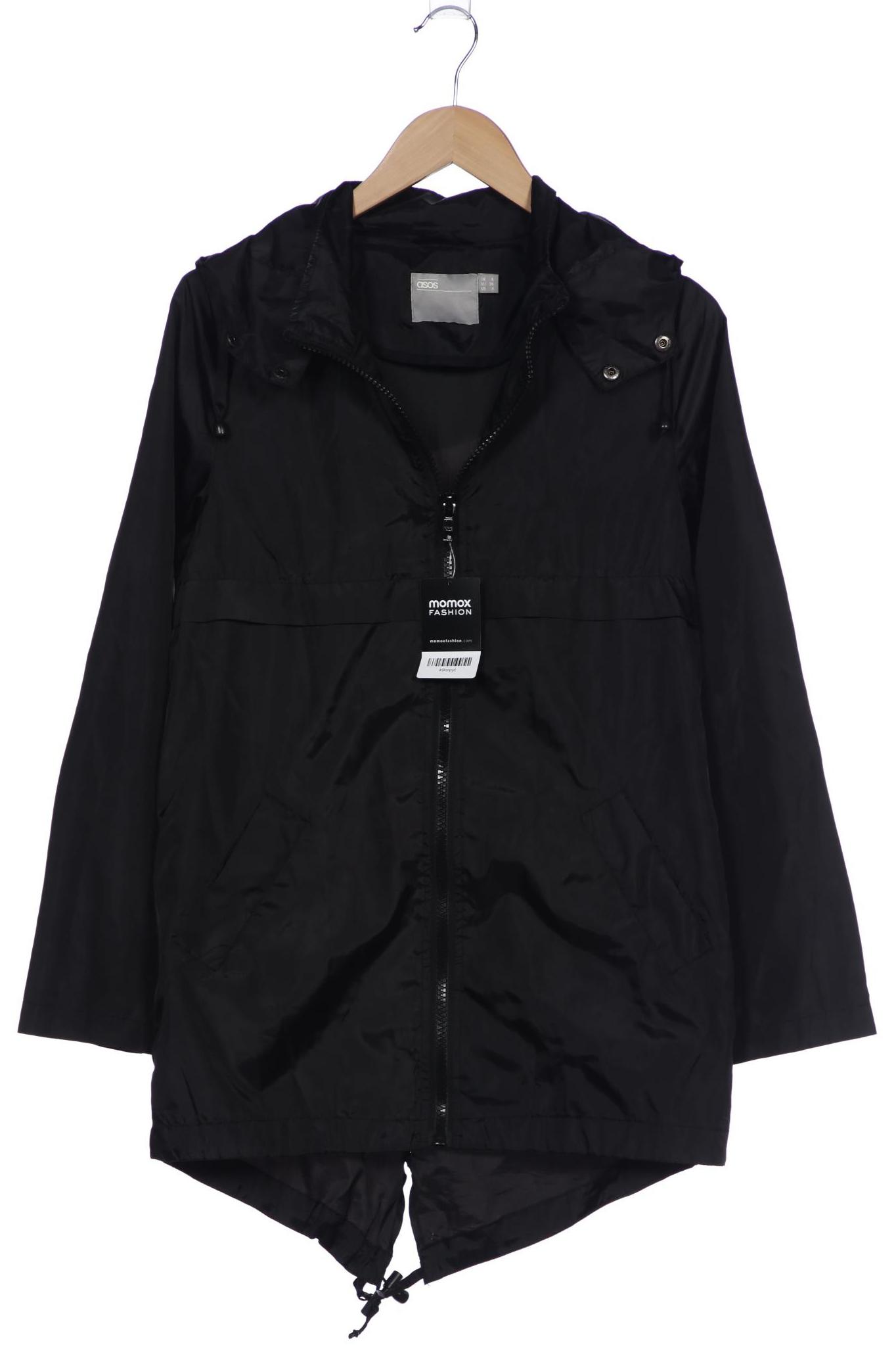 

asos Damen Mantel, schwarz, Gr. 36