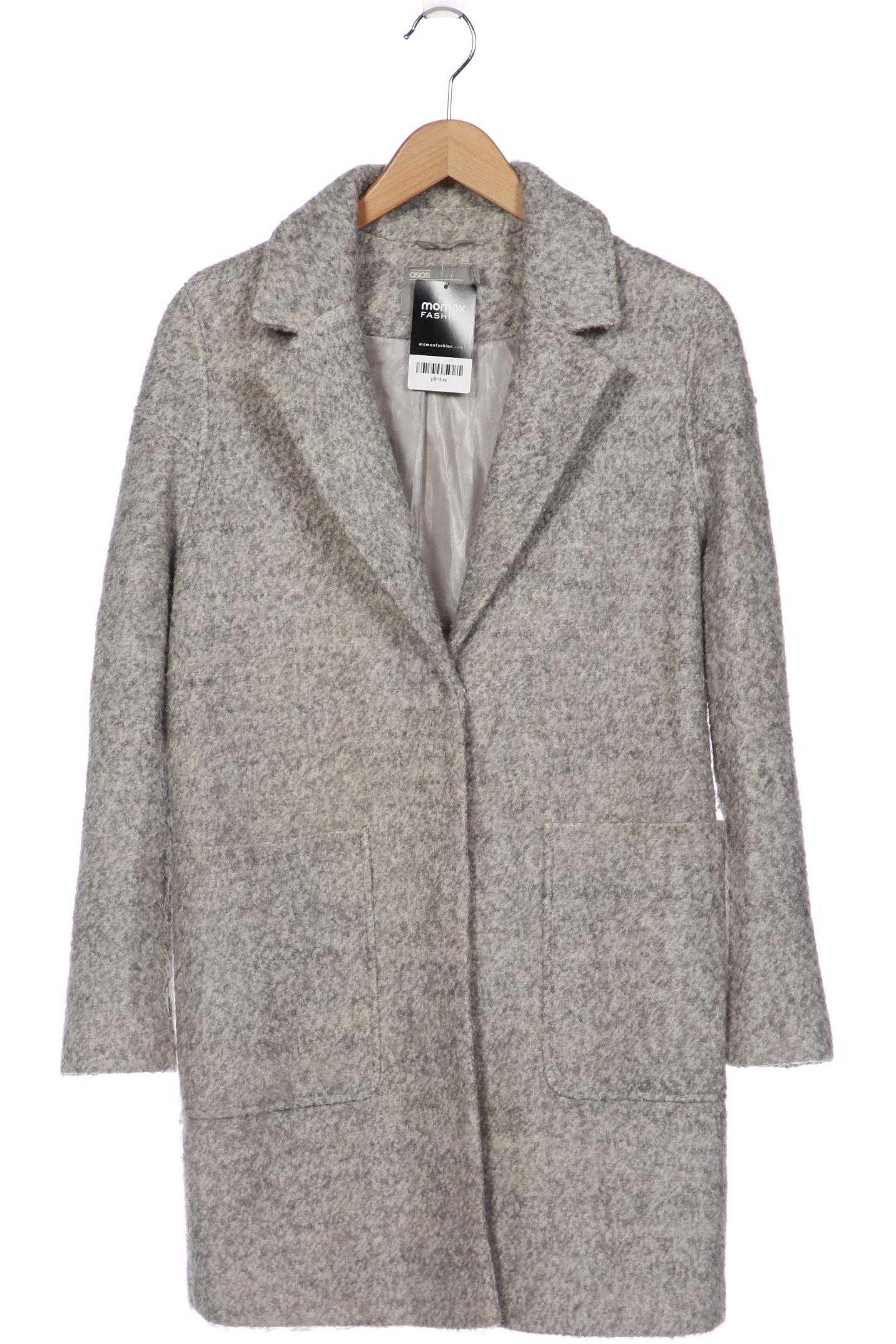 

asos Damen Mantel, grau, Gr. 36