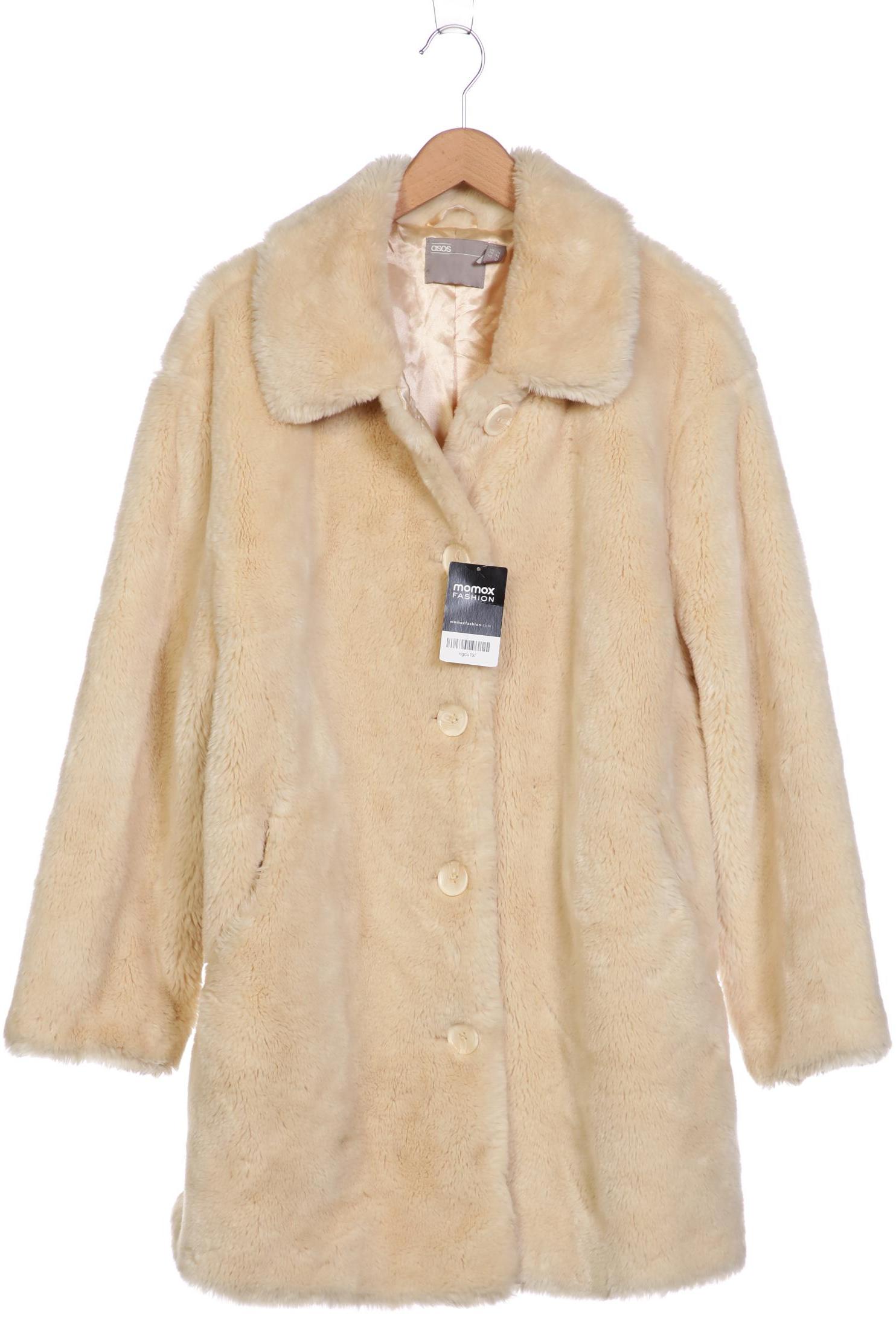 

asos Damen Mantel, cremeweiß, Gr. 44