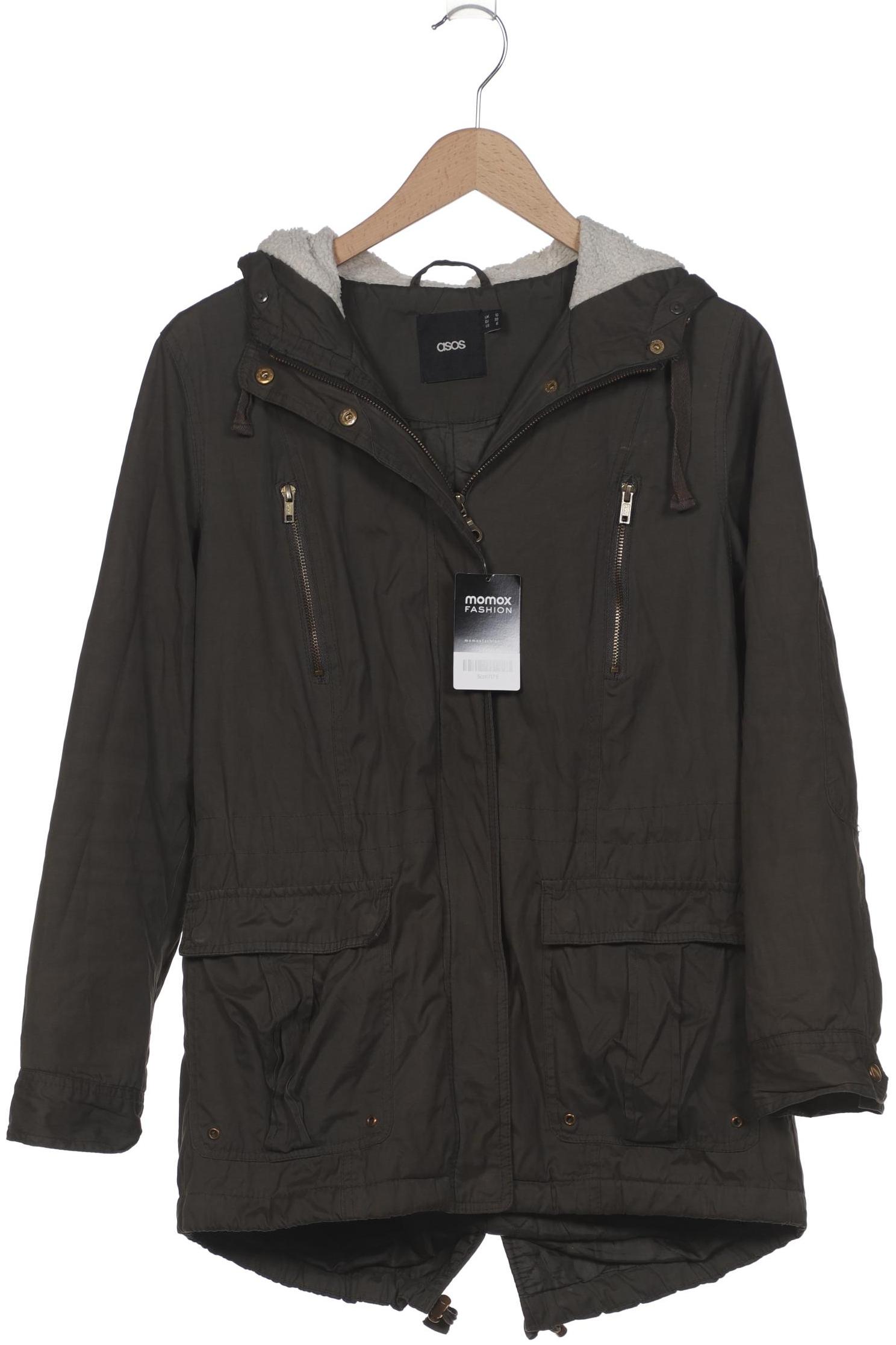 

asos Damen Mantel, grün, Gr. 38