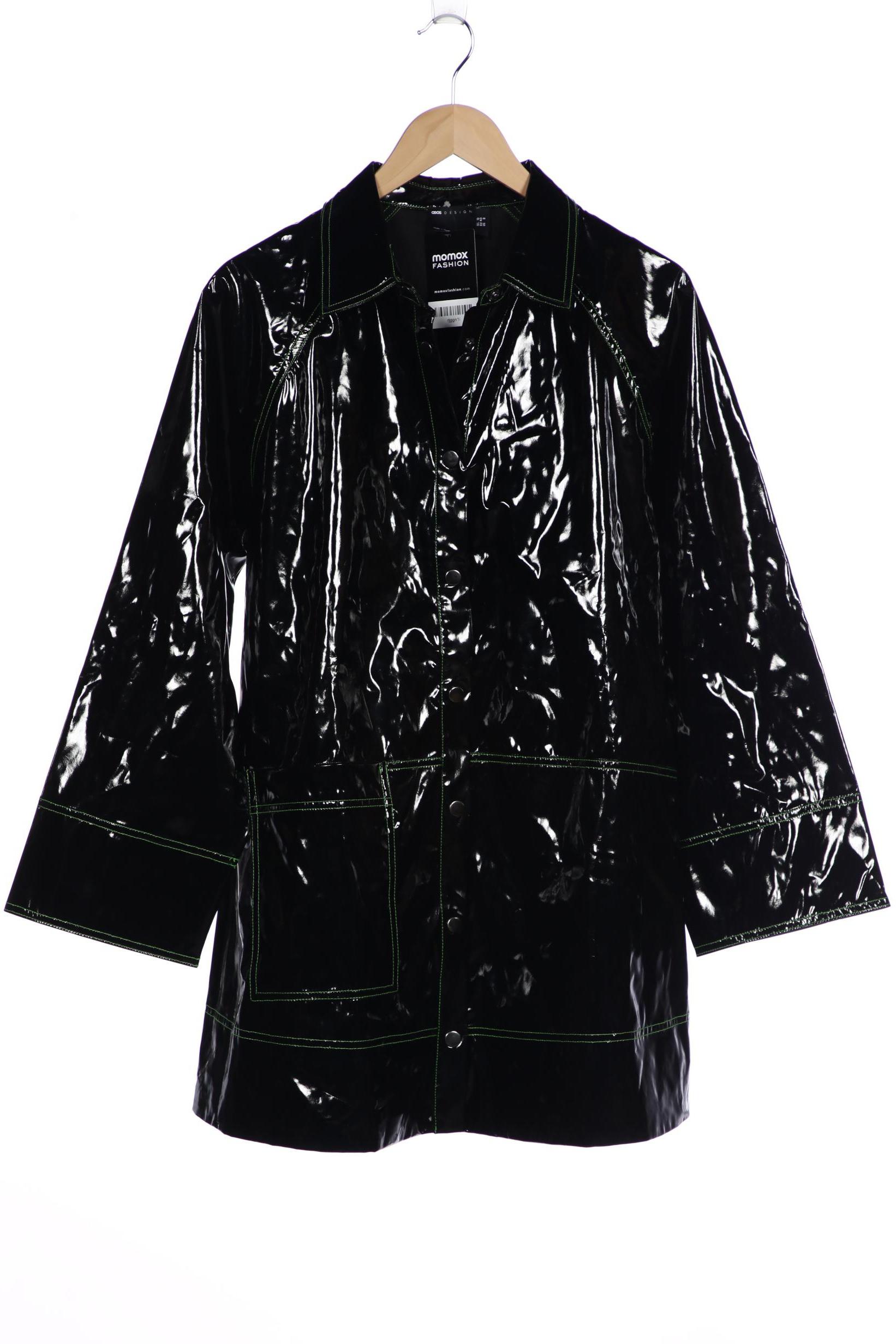 

asos Damen Mantel, schwarz, Gr. 40