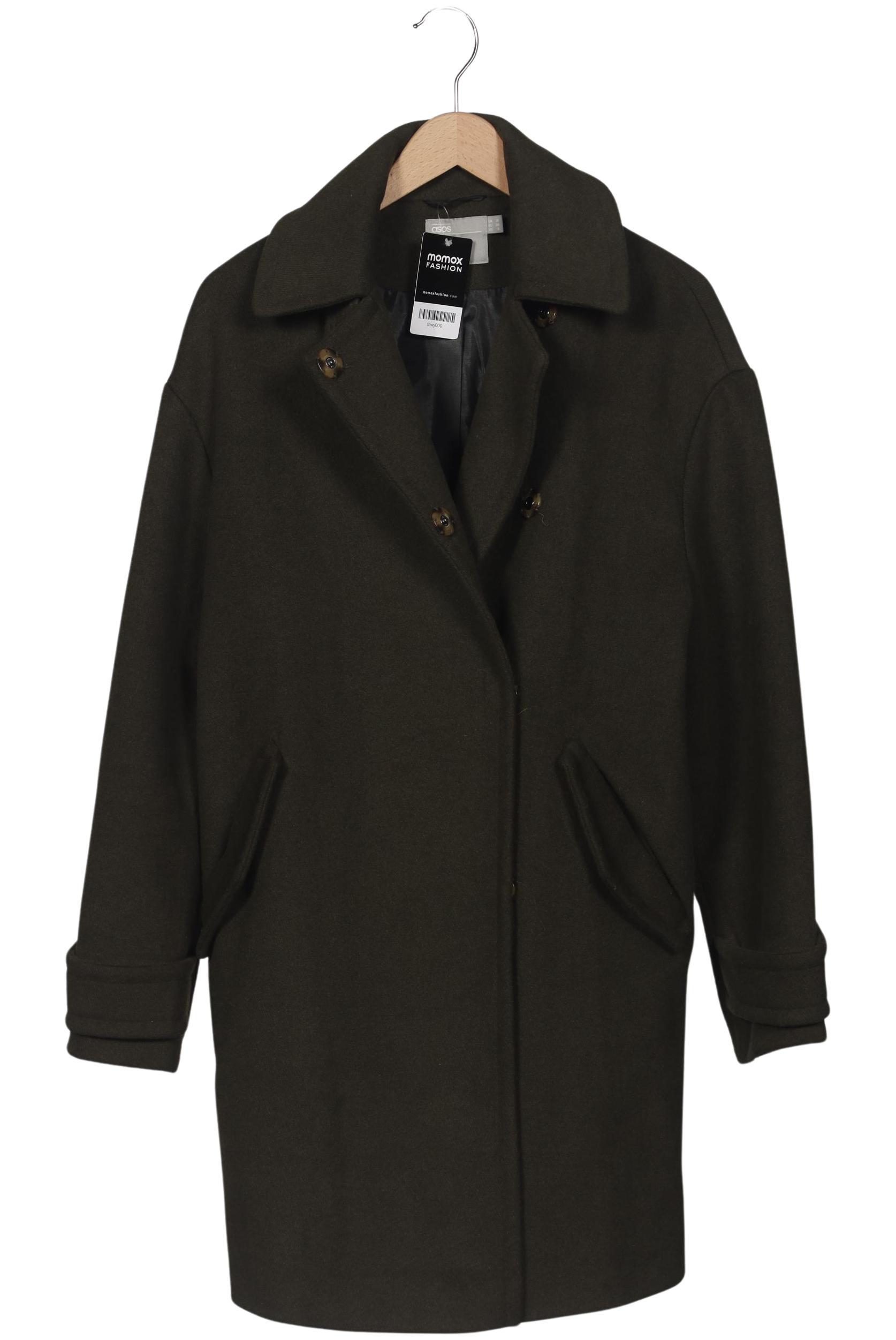 

asos Damen Mantel, grün, Gr. 38