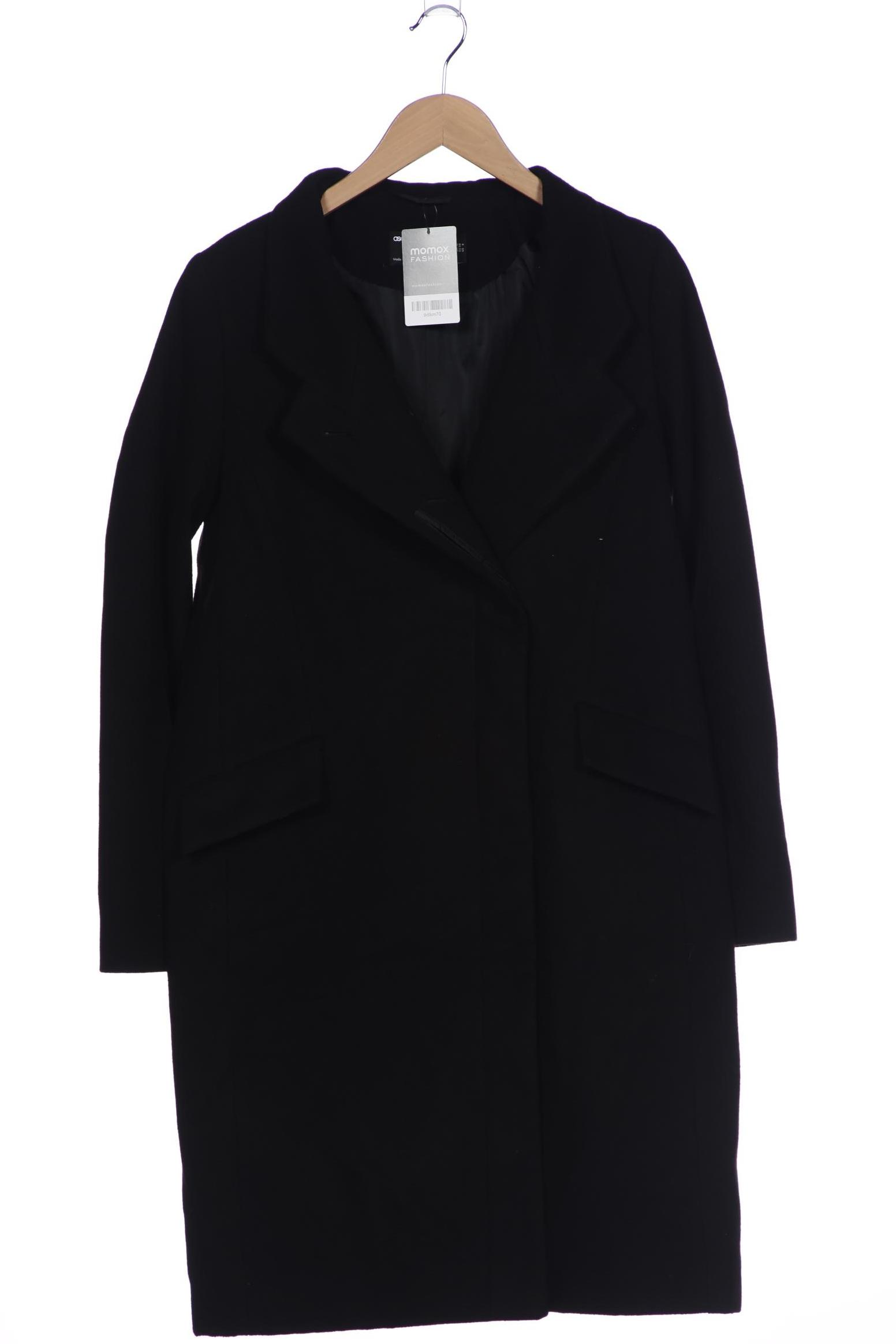

asos Damen Mantel, schwarz, Gr. 38
