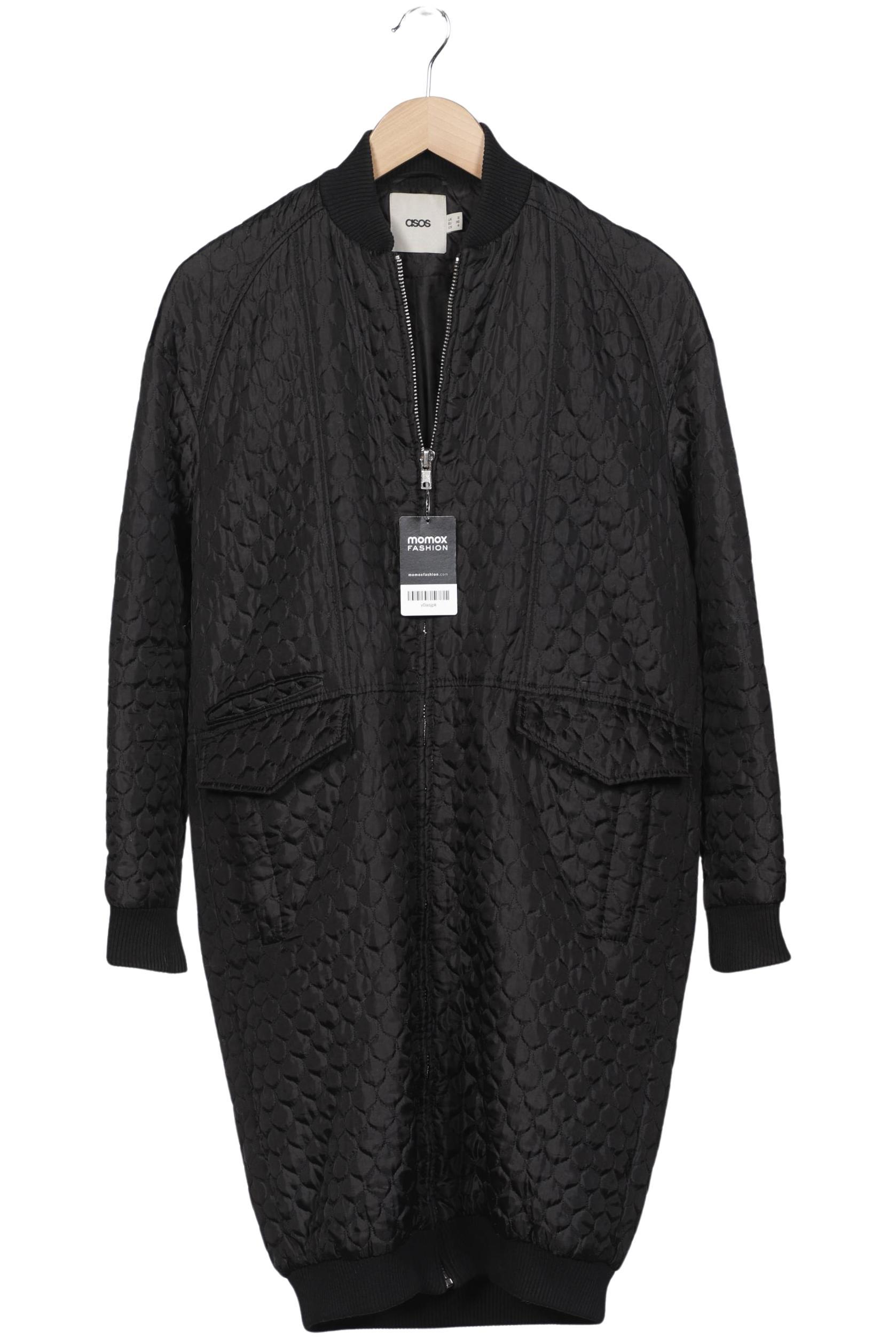 

asos Damen Mantel, schwarz, Gr. 36