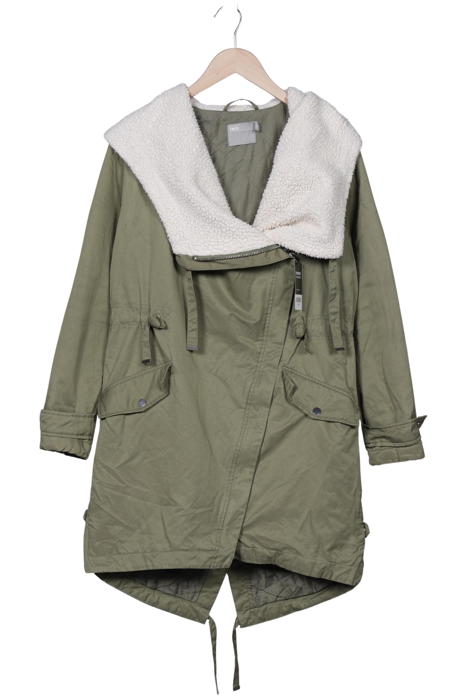 

asos Damen Mantel, grün, Gr. 36