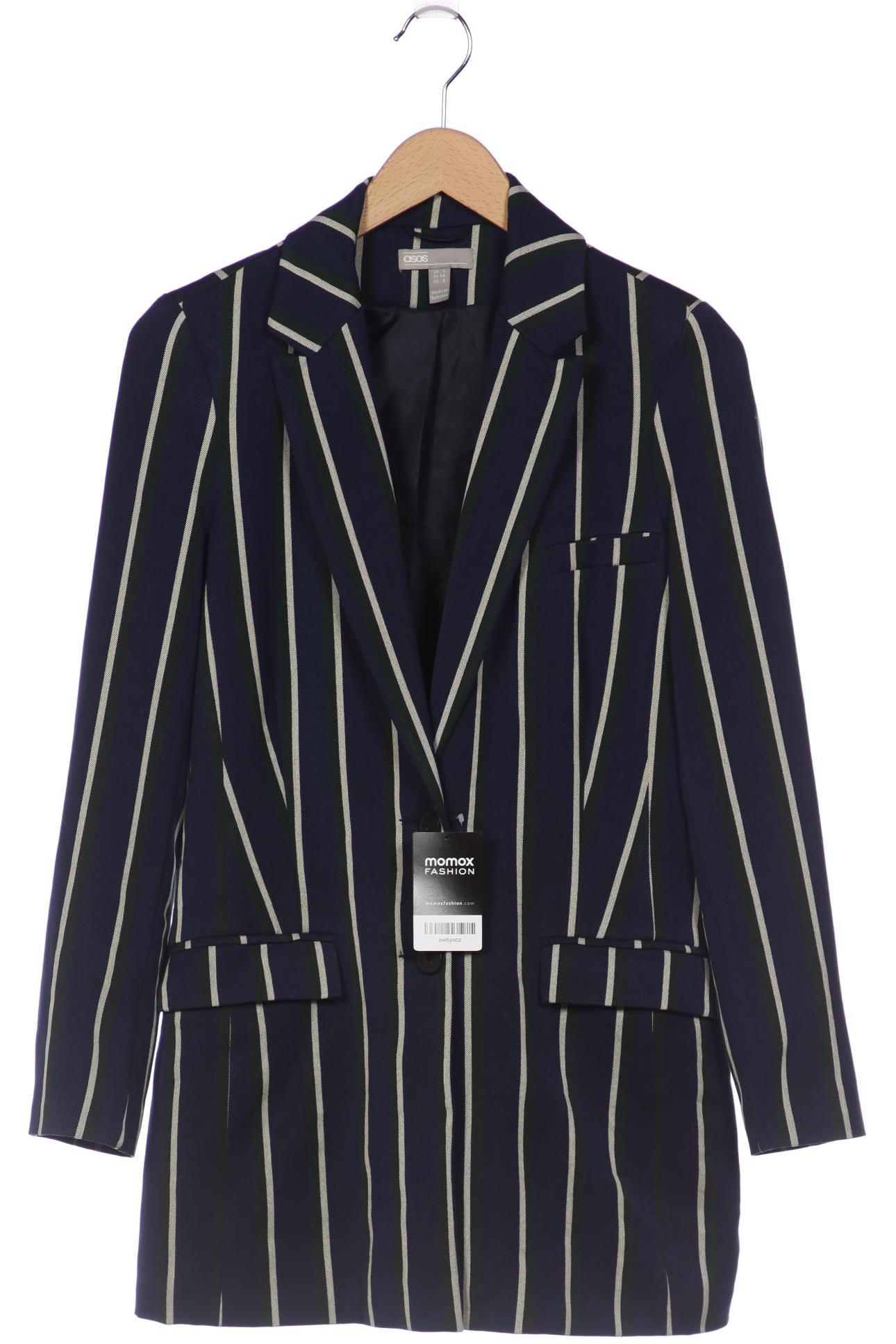 

asos Damen Mantel, marineblau, Gr. 34