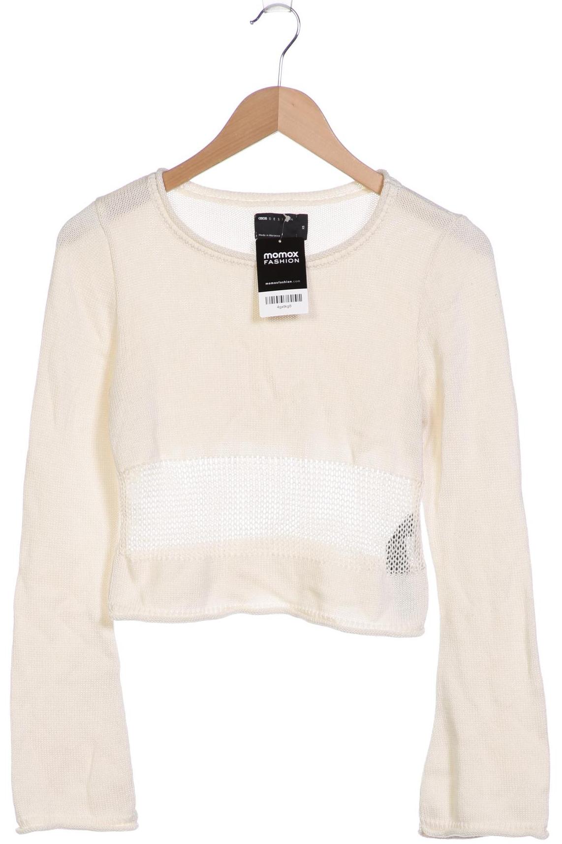 

asos Damen Pullover, weiß, Gr. 34