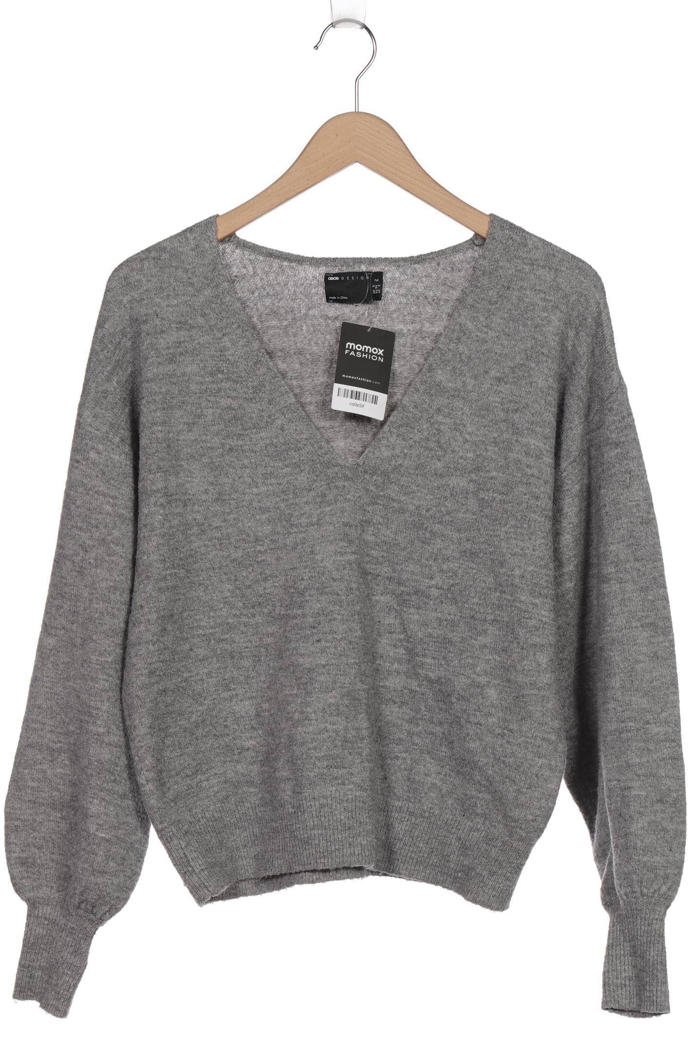 

asos Damen Pullover, grau, Gr. 34