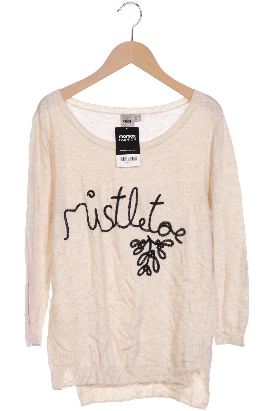 

asos Damen Pullover, cremeweiß, Gr. 36