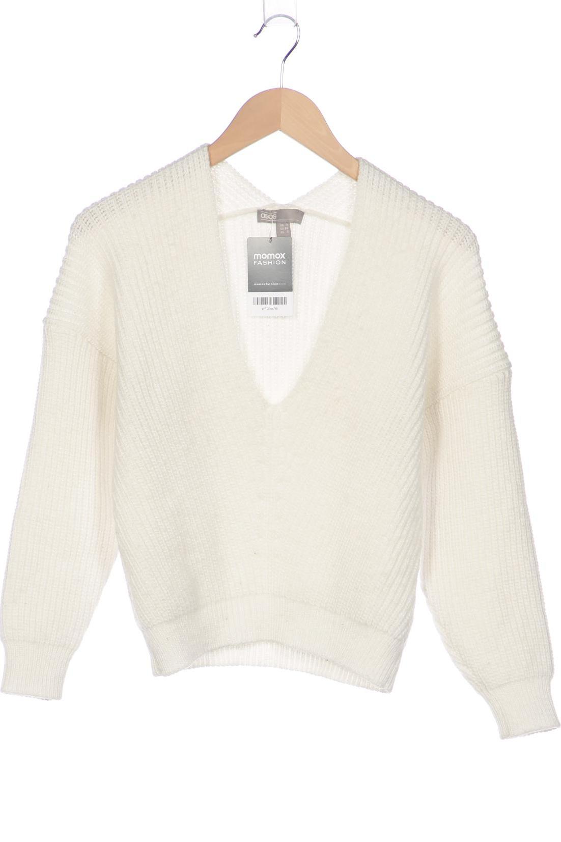 

asos Damen Pullover, weiß, Gr. 34