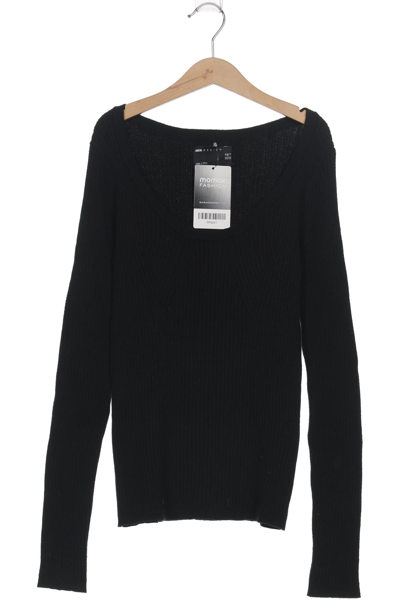 

asos Damen Pullover, schwarz, Gr. 38
