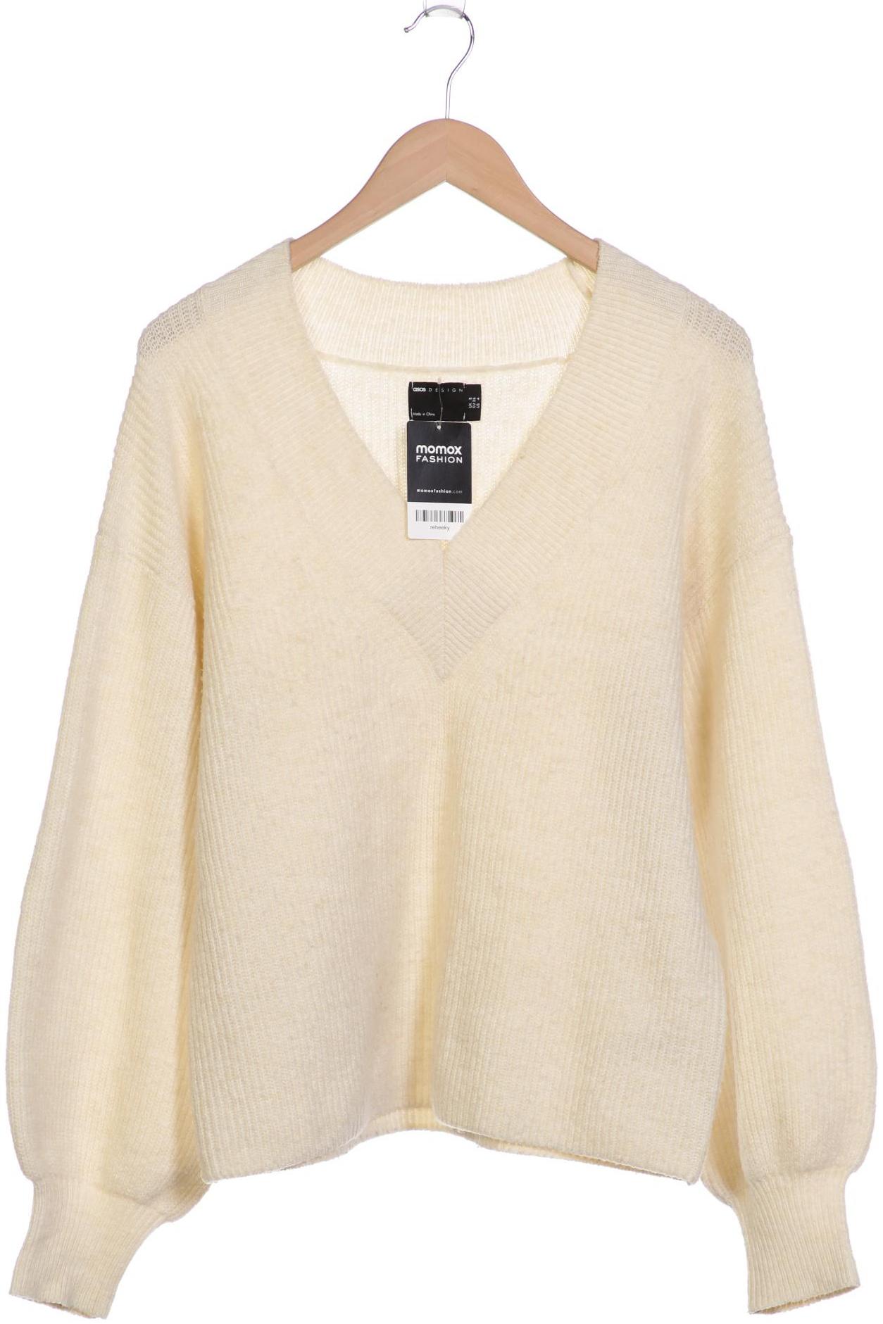 

asos Damen Pullover, cremeweiß, Gr. 36