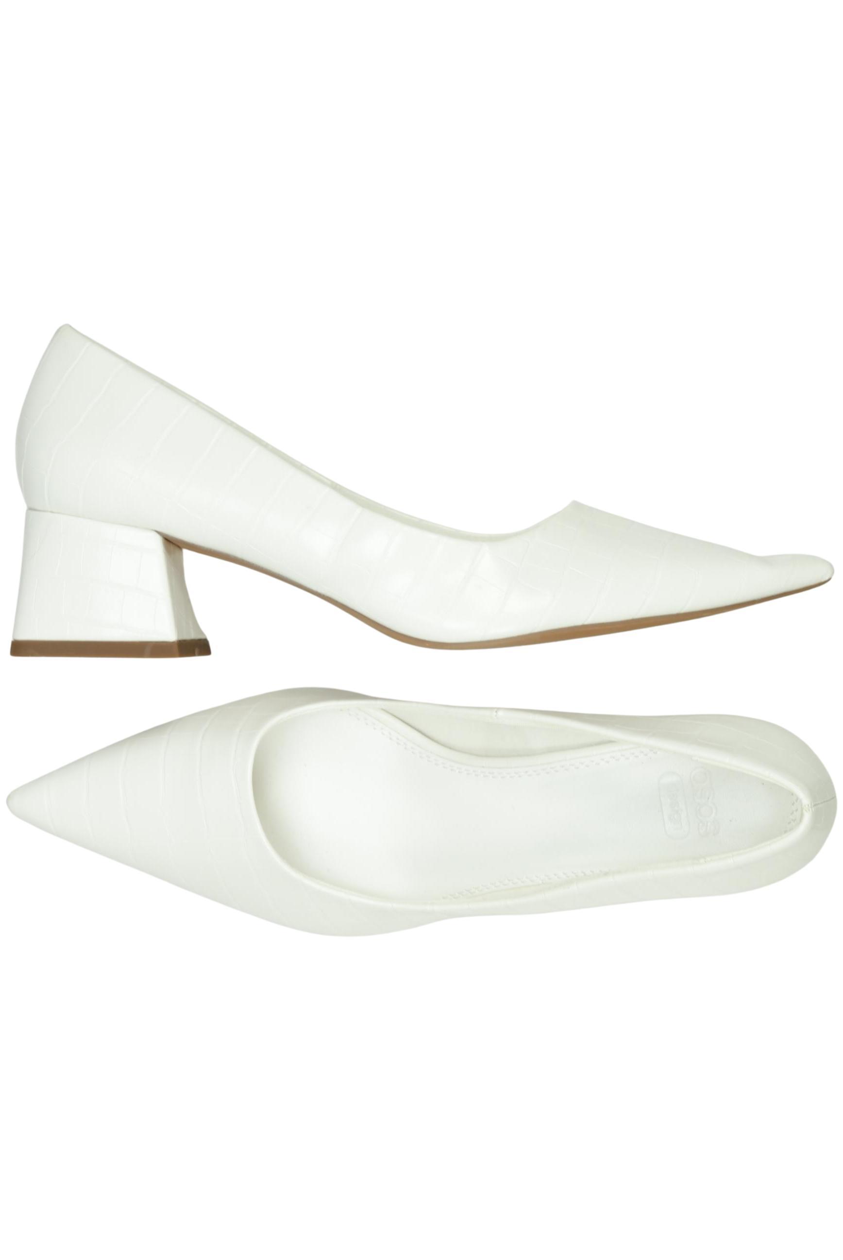 

asos Damen Pumps, weiß, Gr. 42