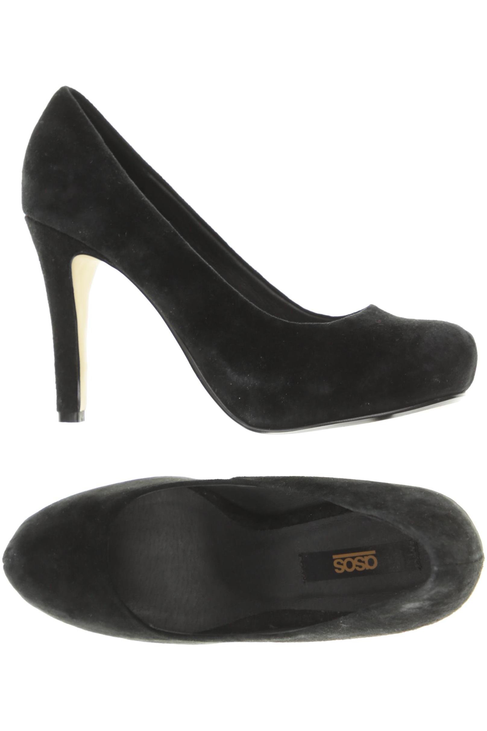 

asos Damen Pumps, schwarz, Gr. 4