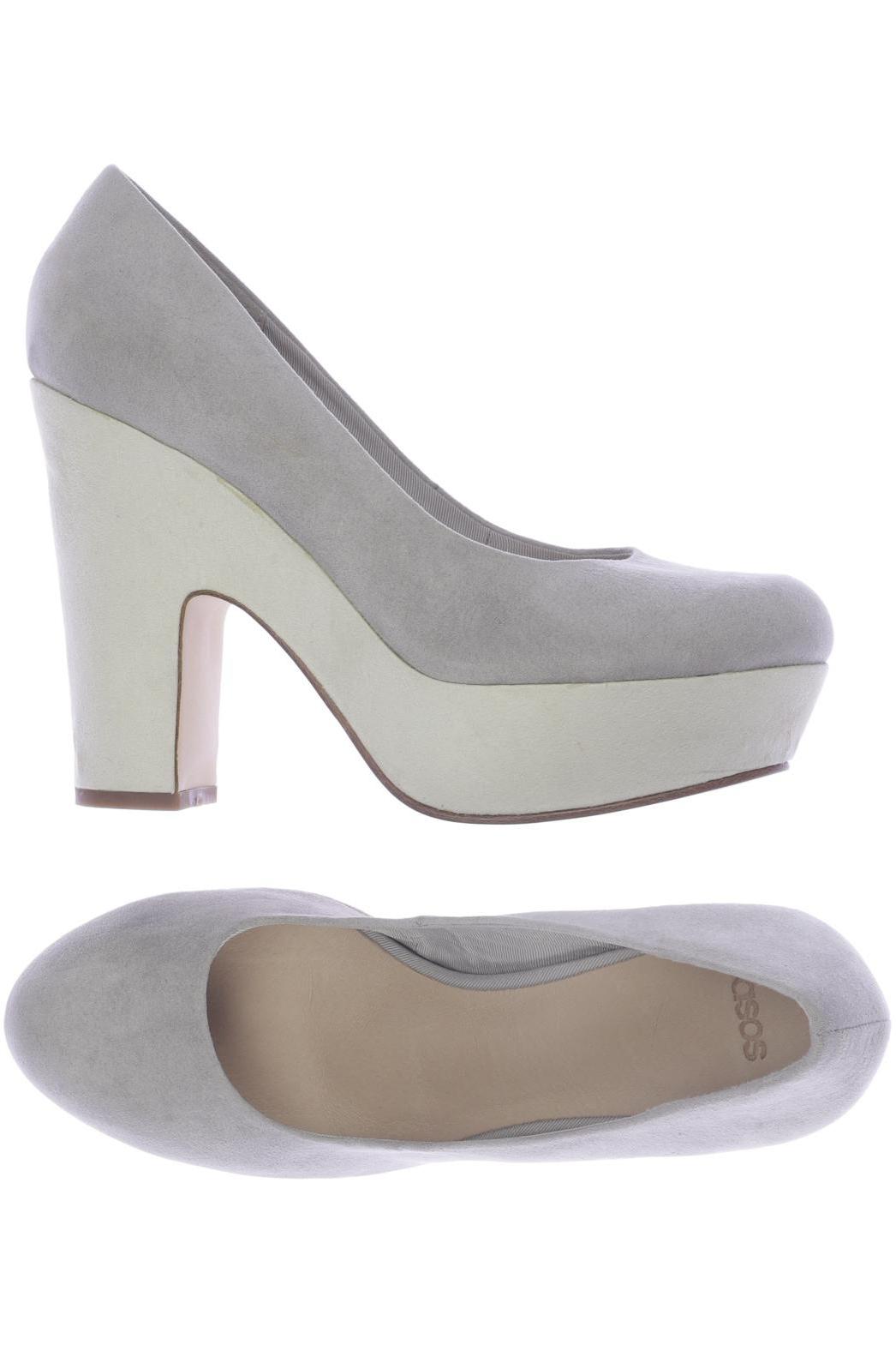 

asos Damen Pumps, grau, Gr. 6