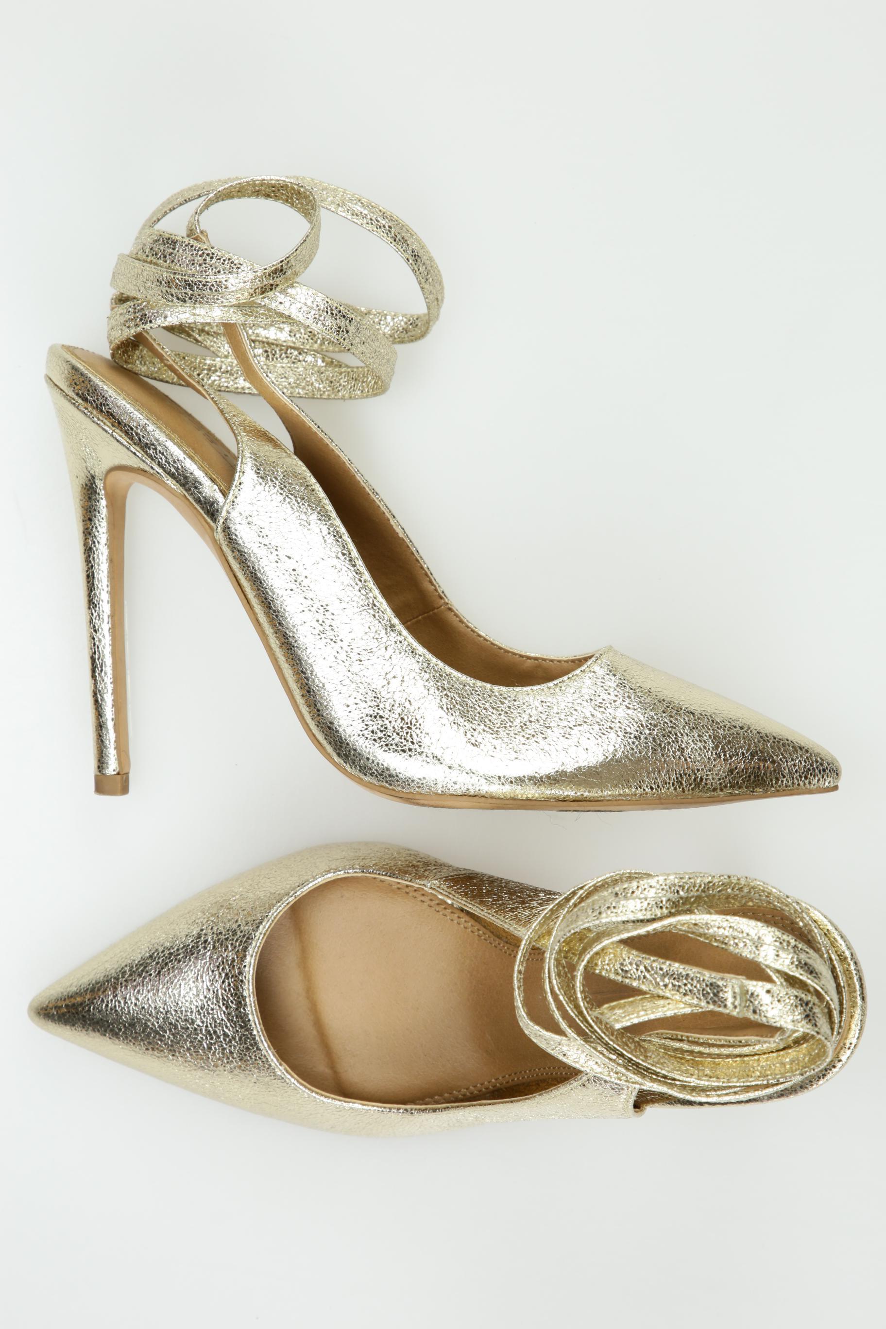 

asos Damen Pumps, gold, Gr. 4