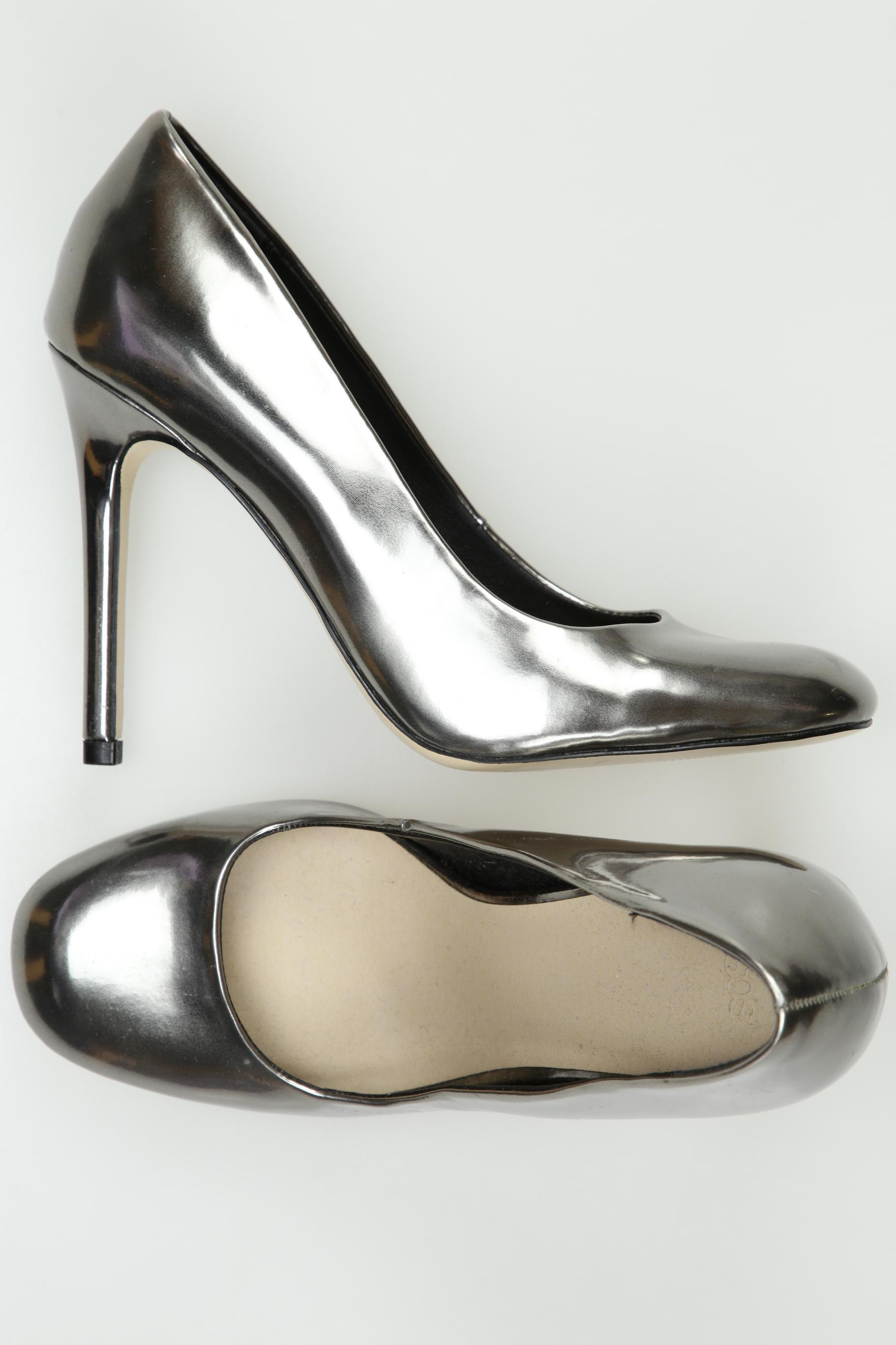 

asos Damen Pumps, grau, Gr. 6