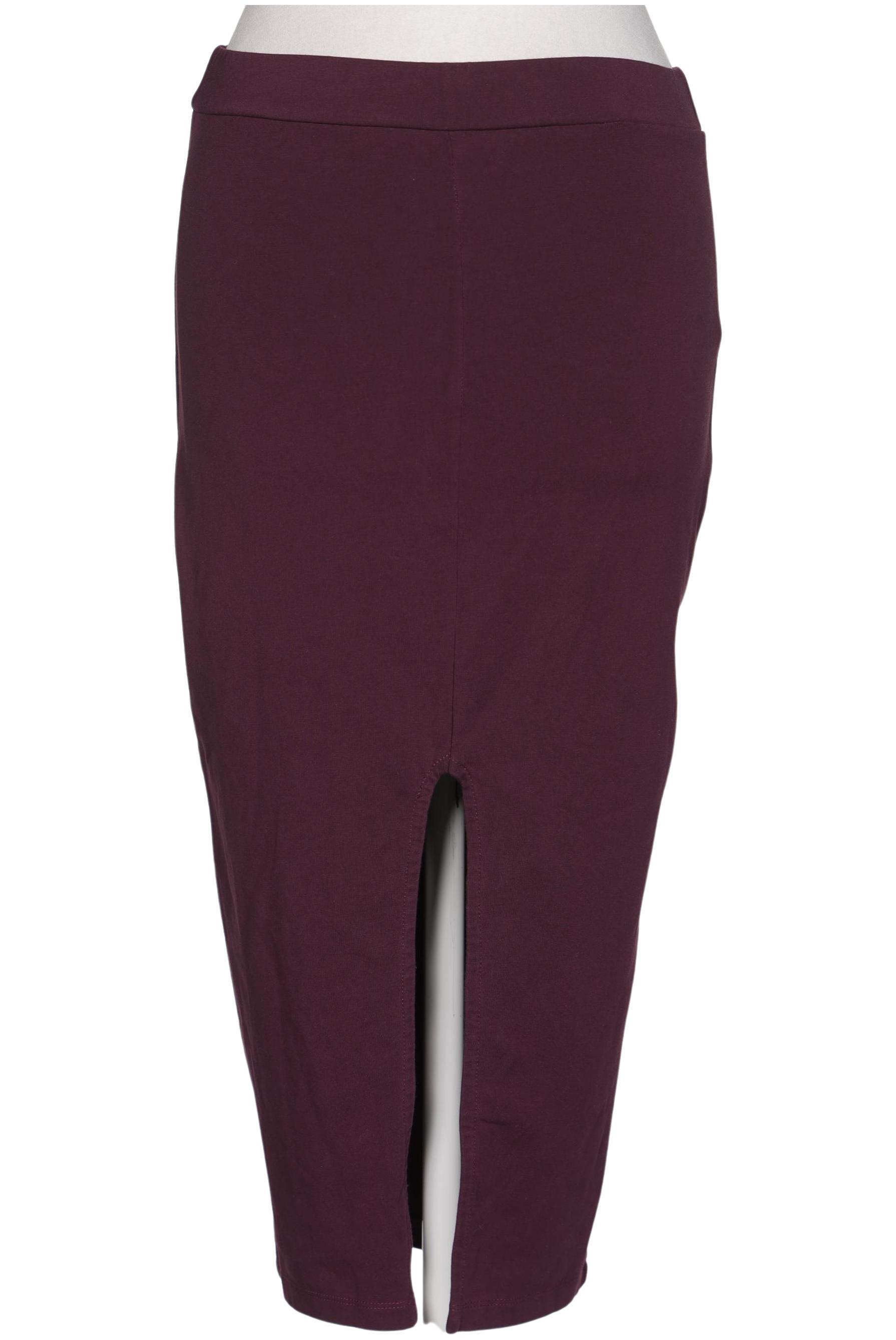 

asos Damen Rock, bordeaux, Gr. 36